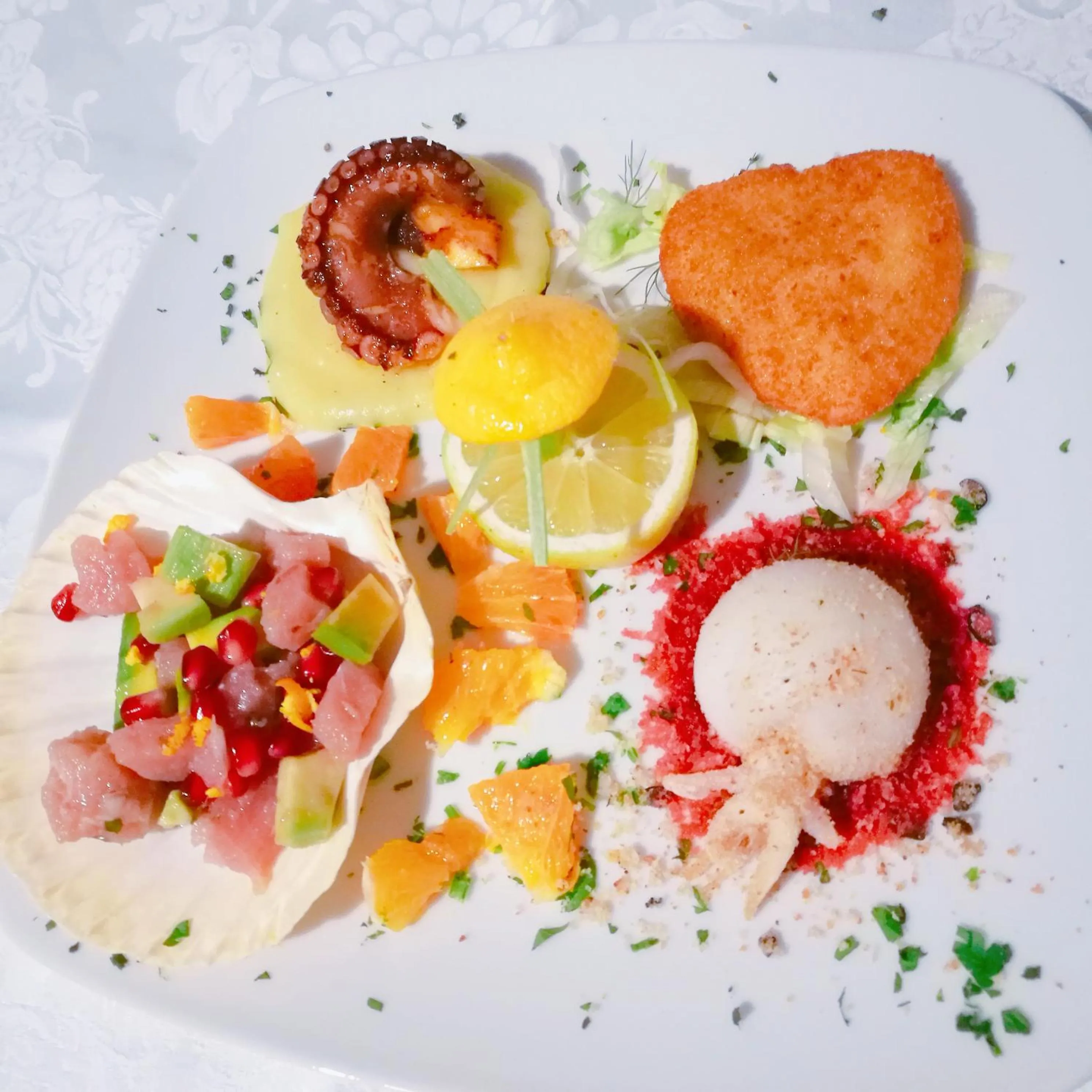 Food and drinks in PARADISO Hotel Ristorante