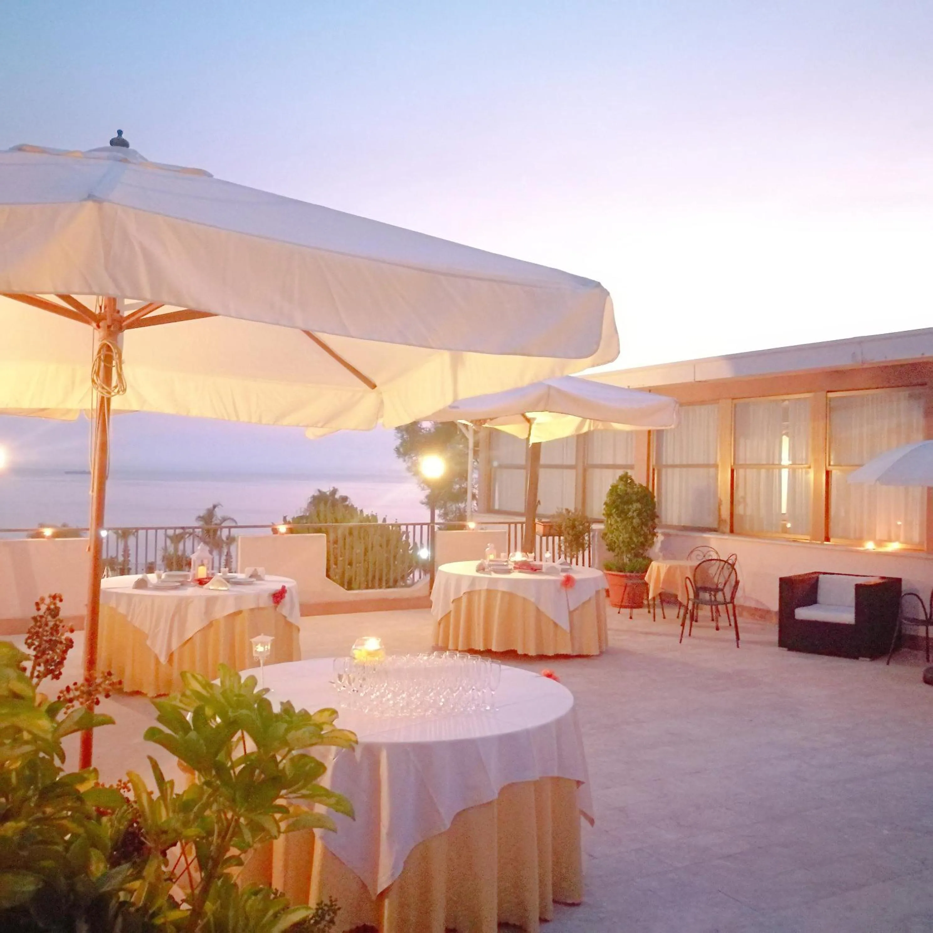 Balcony/Terrace in PARADISO Hotel Ristorante