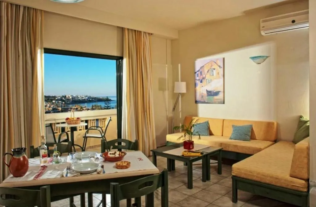 Living room in Villiana Holiday Apartments