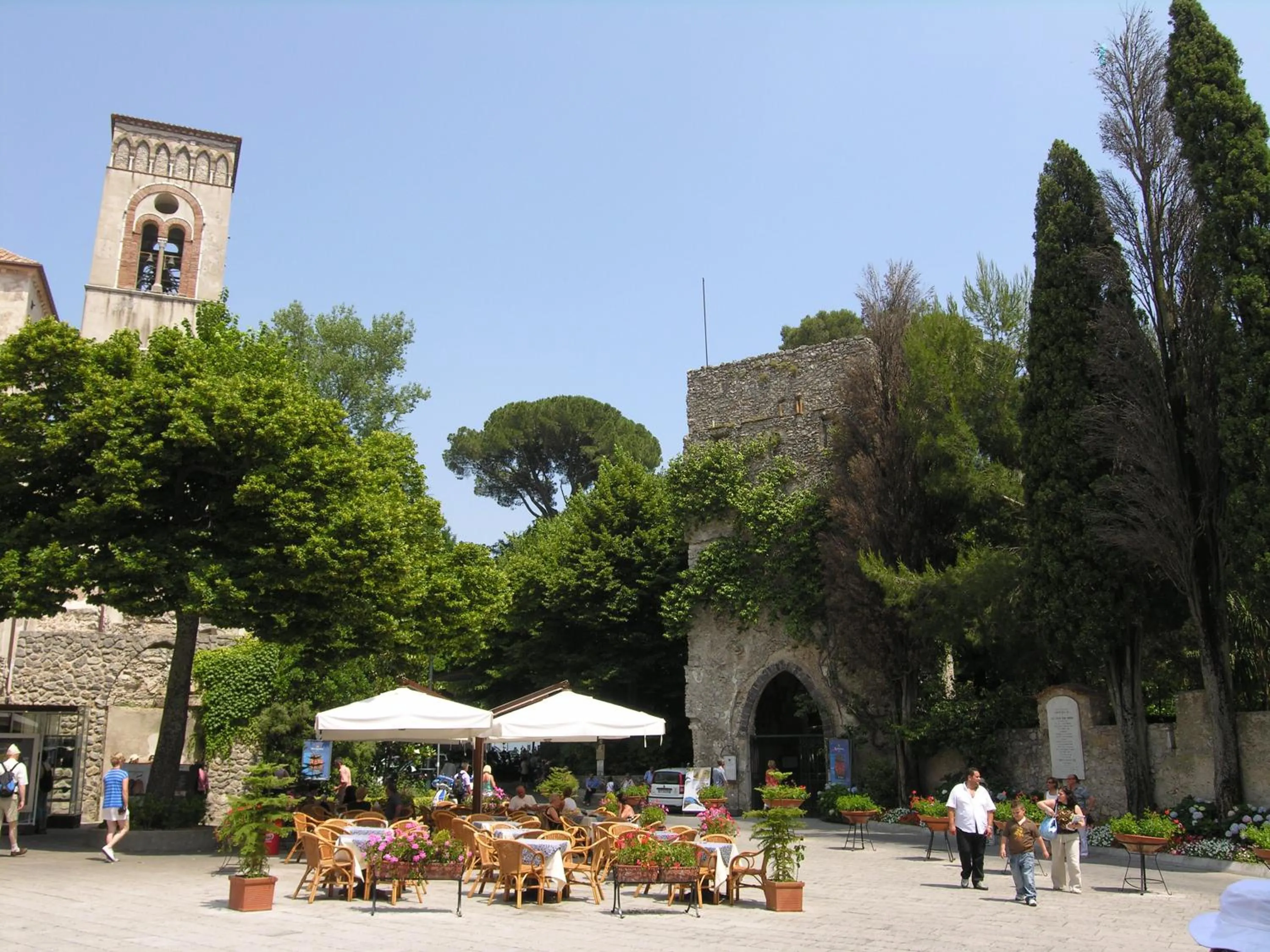 Nearby landmark in Ravello In