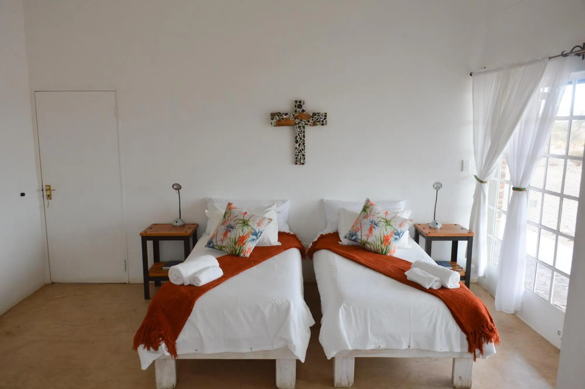 Bed in Alte Kalkoefen Lodge