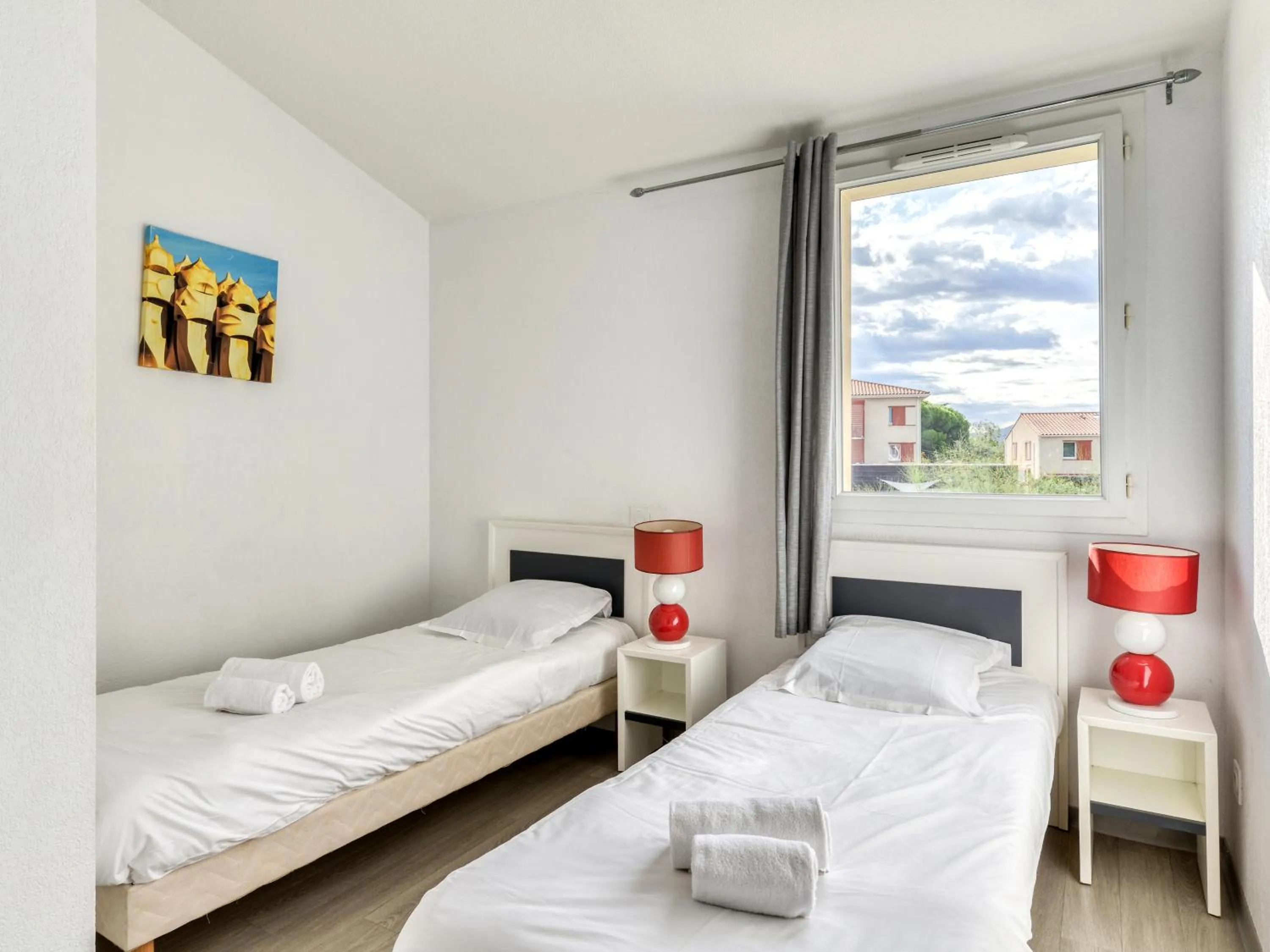 Bedroom, Bed in Vacancéole - Les demeures de la Massane - Argelès-sur-Mer