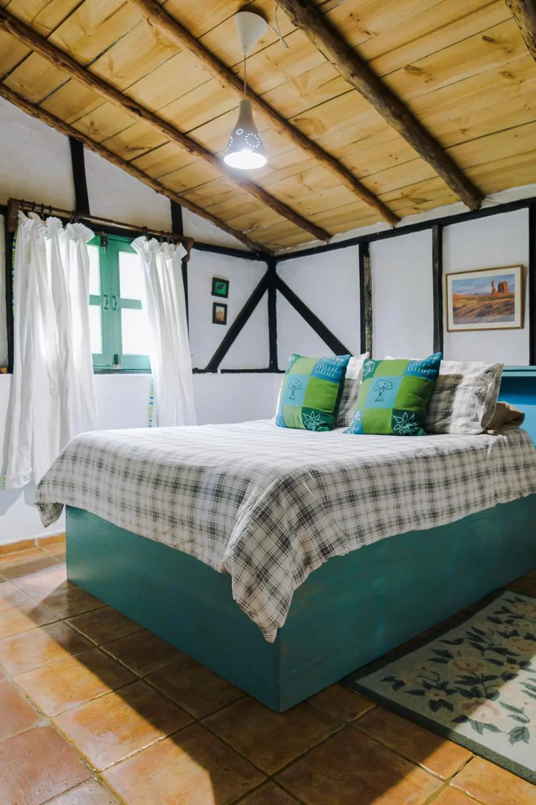 Bed in Villa Pajon Eco Lodge