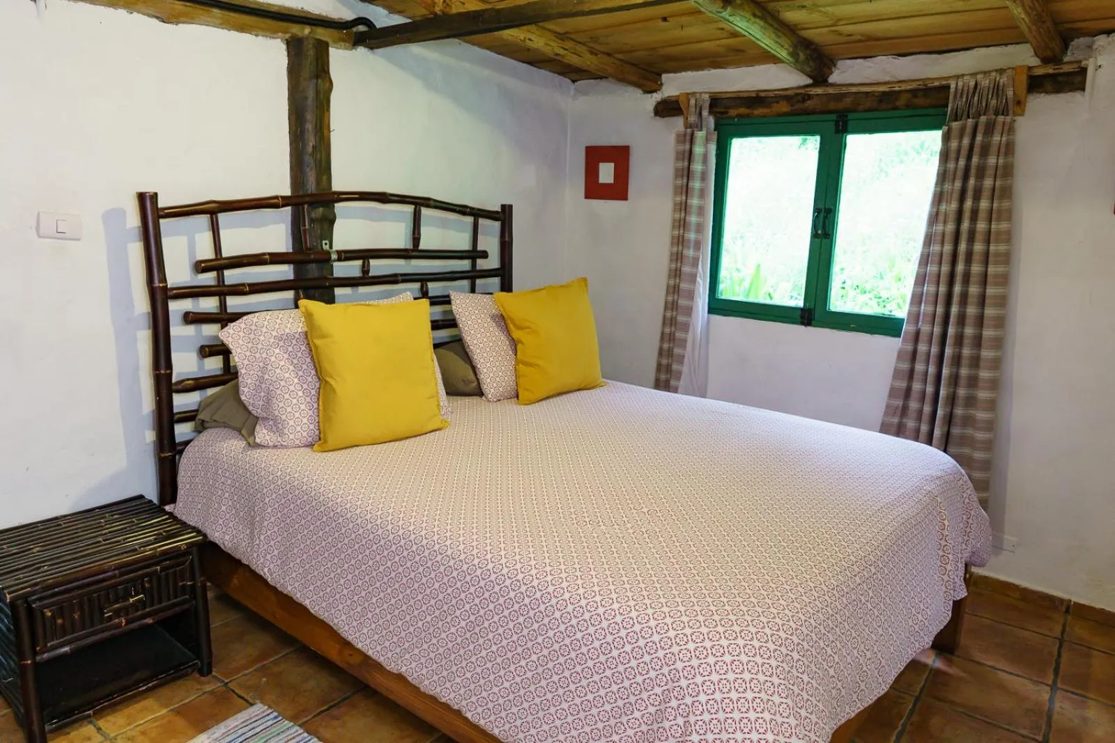 Bed in Villa Pajon Eco Lodge