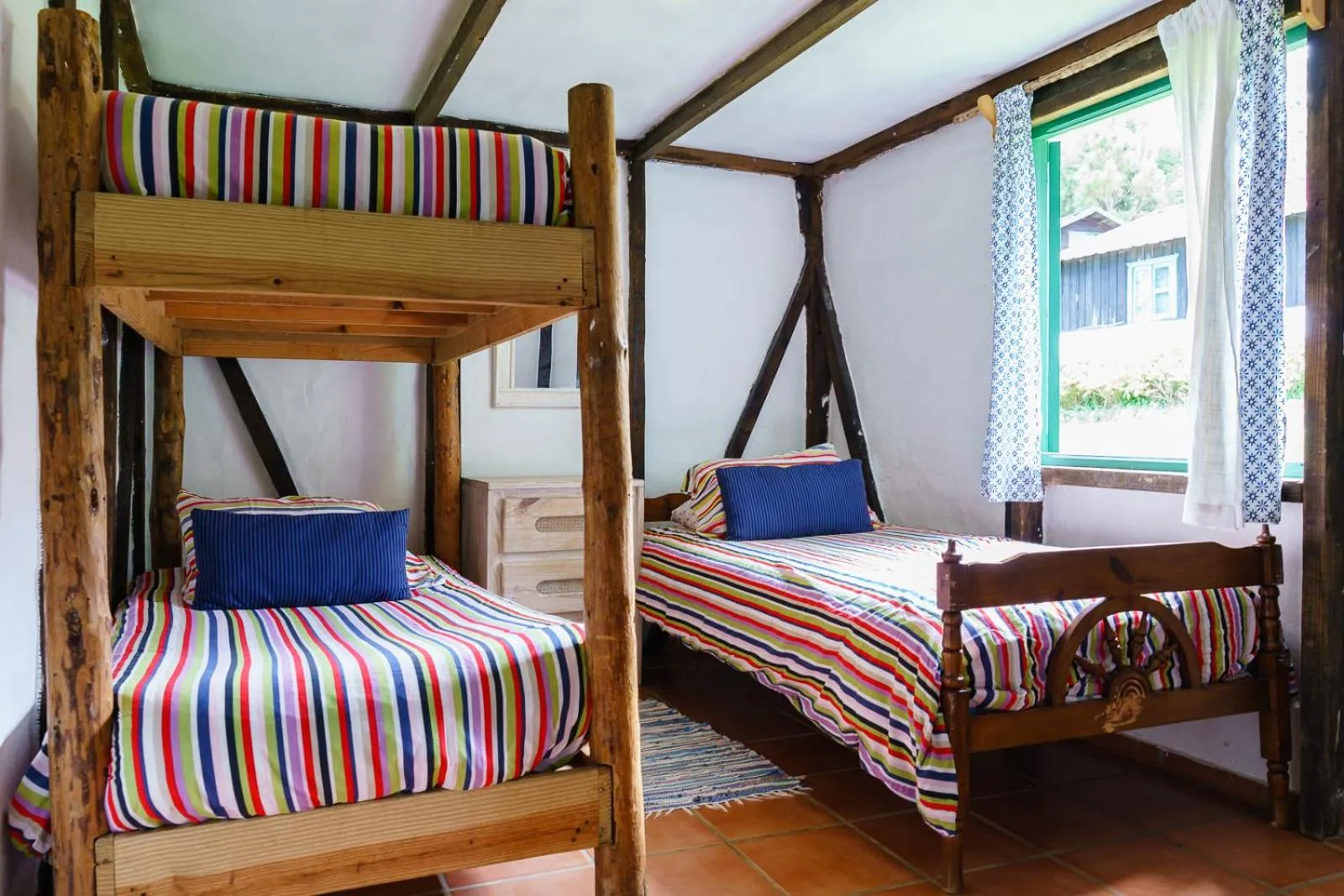Bed in Villa Pajon Eco Lodge