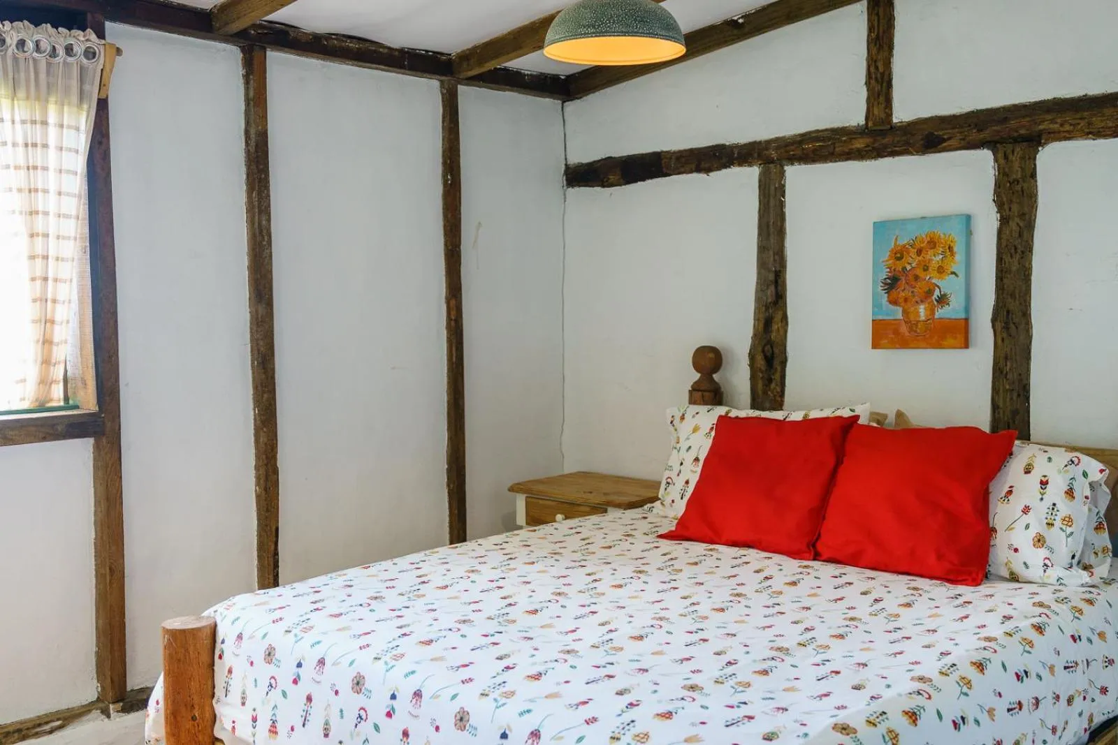 Bed in Villa Pajon Eco Lodge