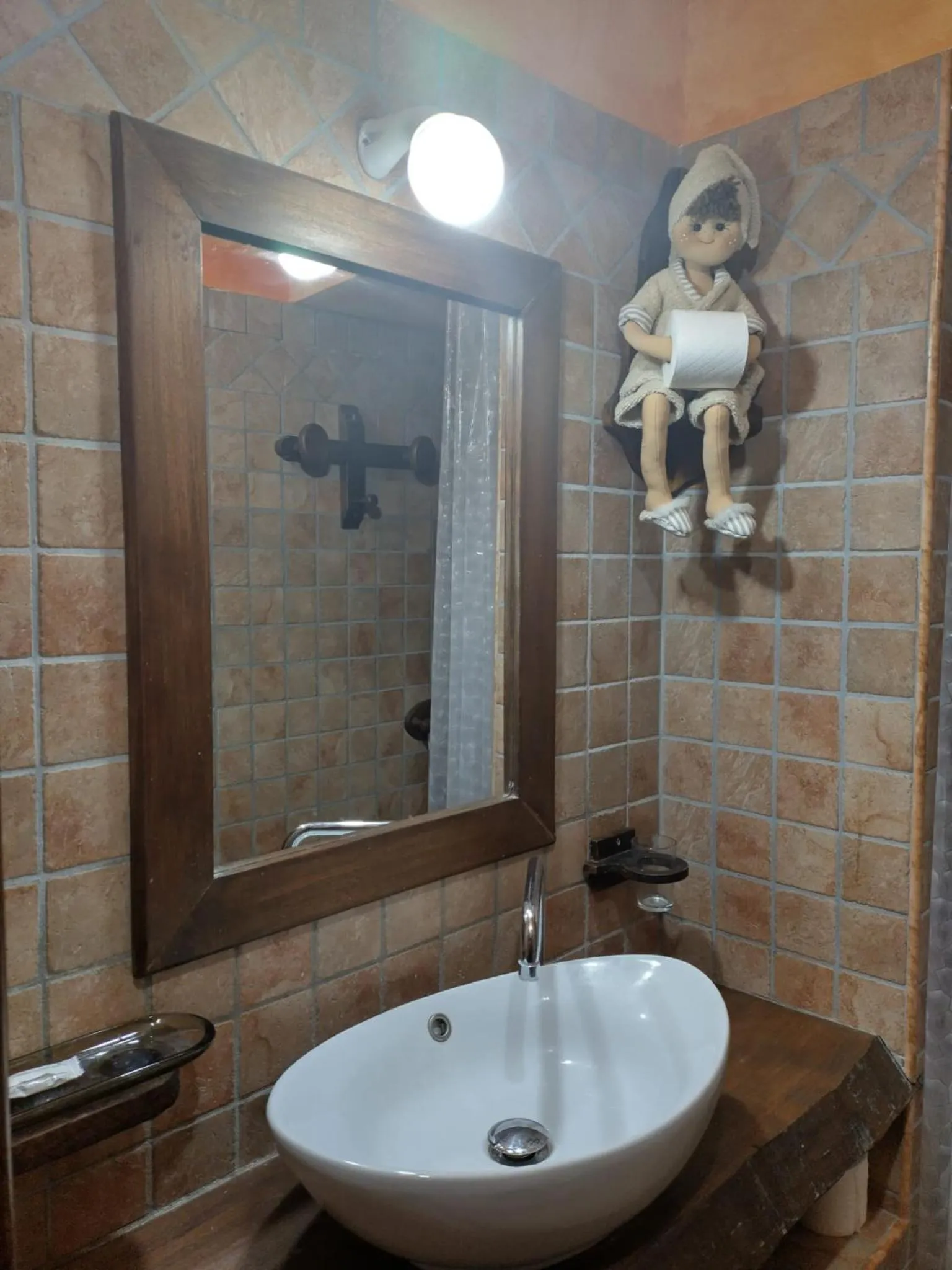 Bathroom in B&B Il Caùto