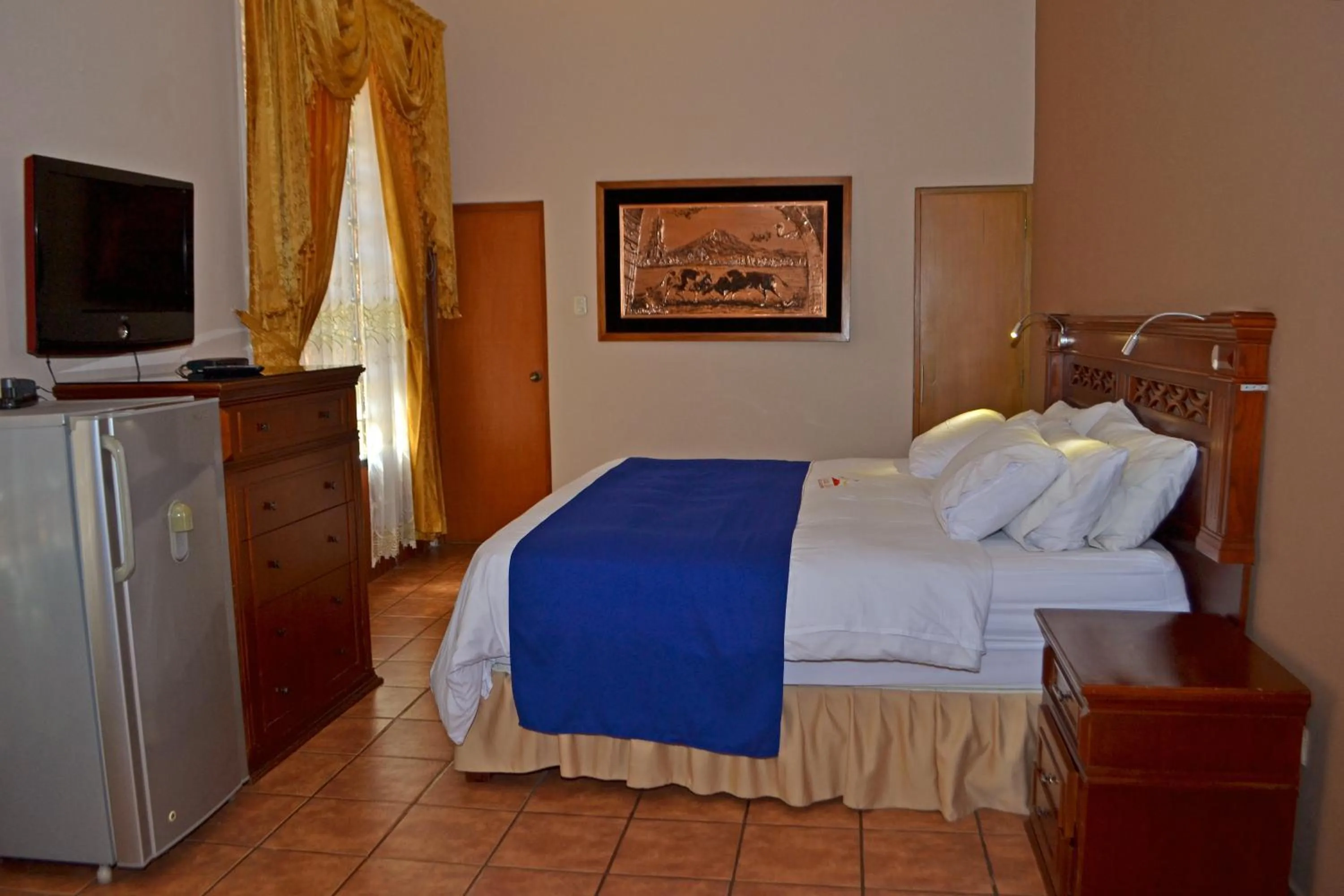 Bed in Hotel Casona Solar