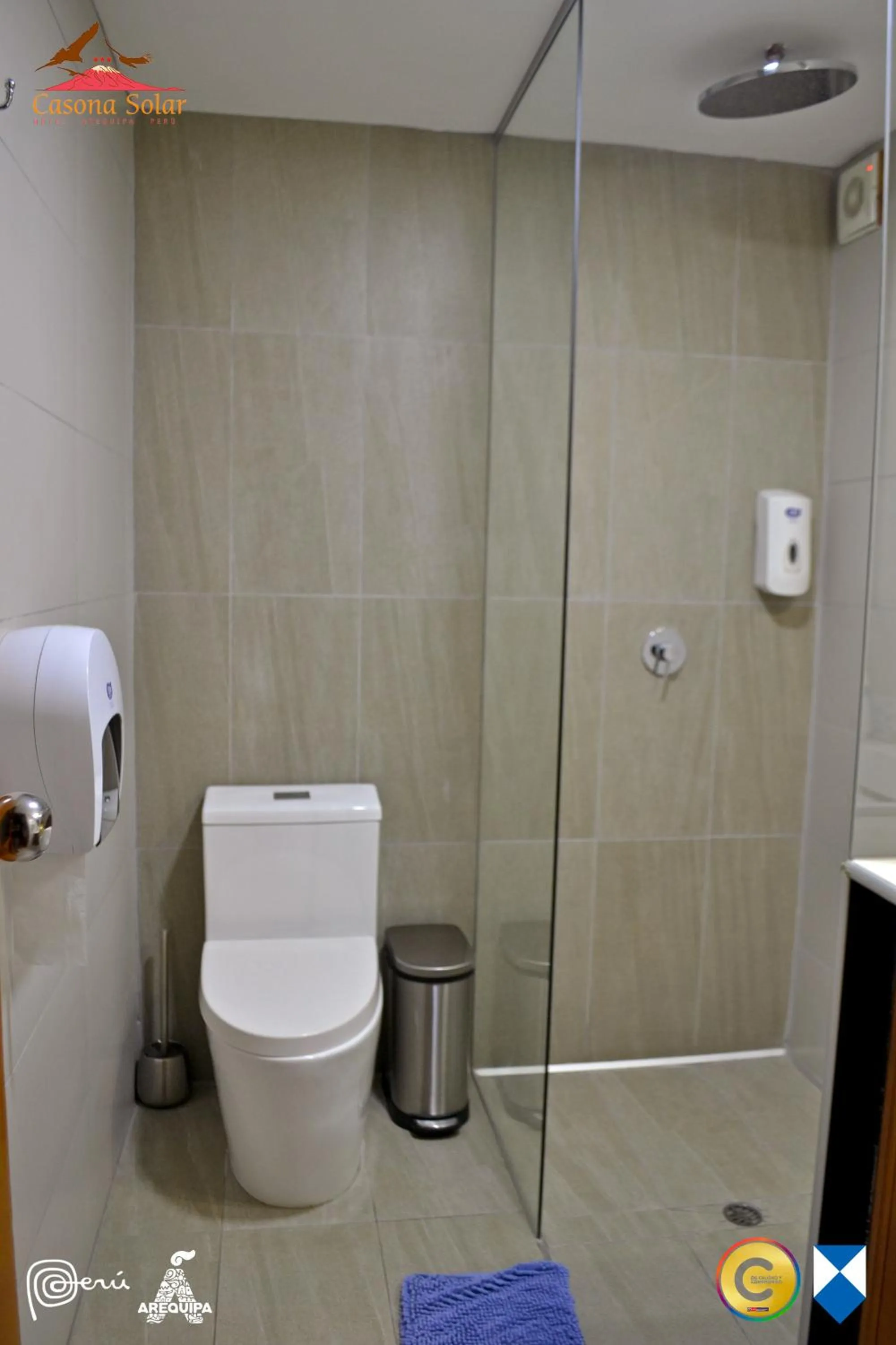 Shower in Hotel Casona Solar