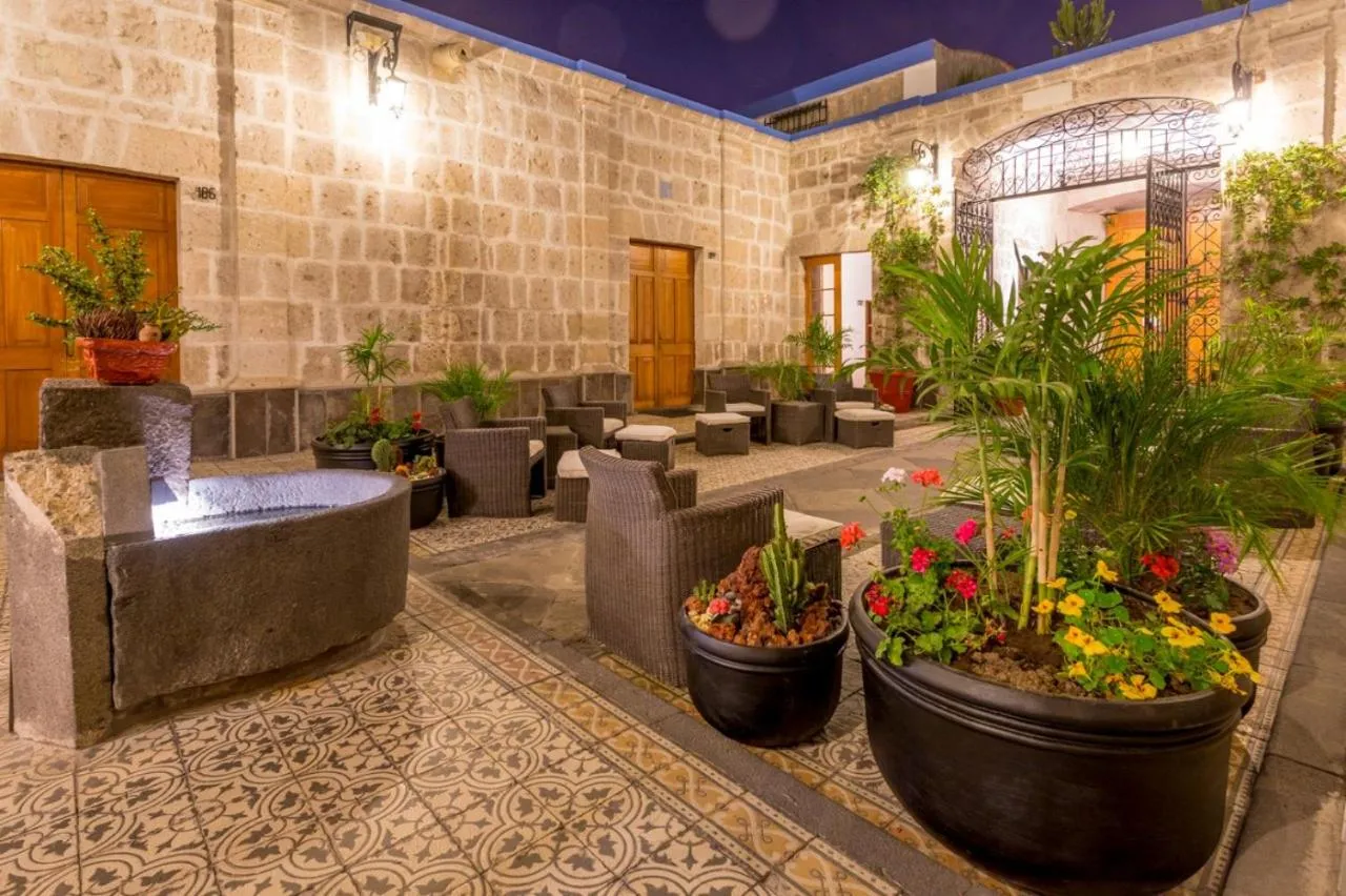 Patio in Hotel Casona Solar