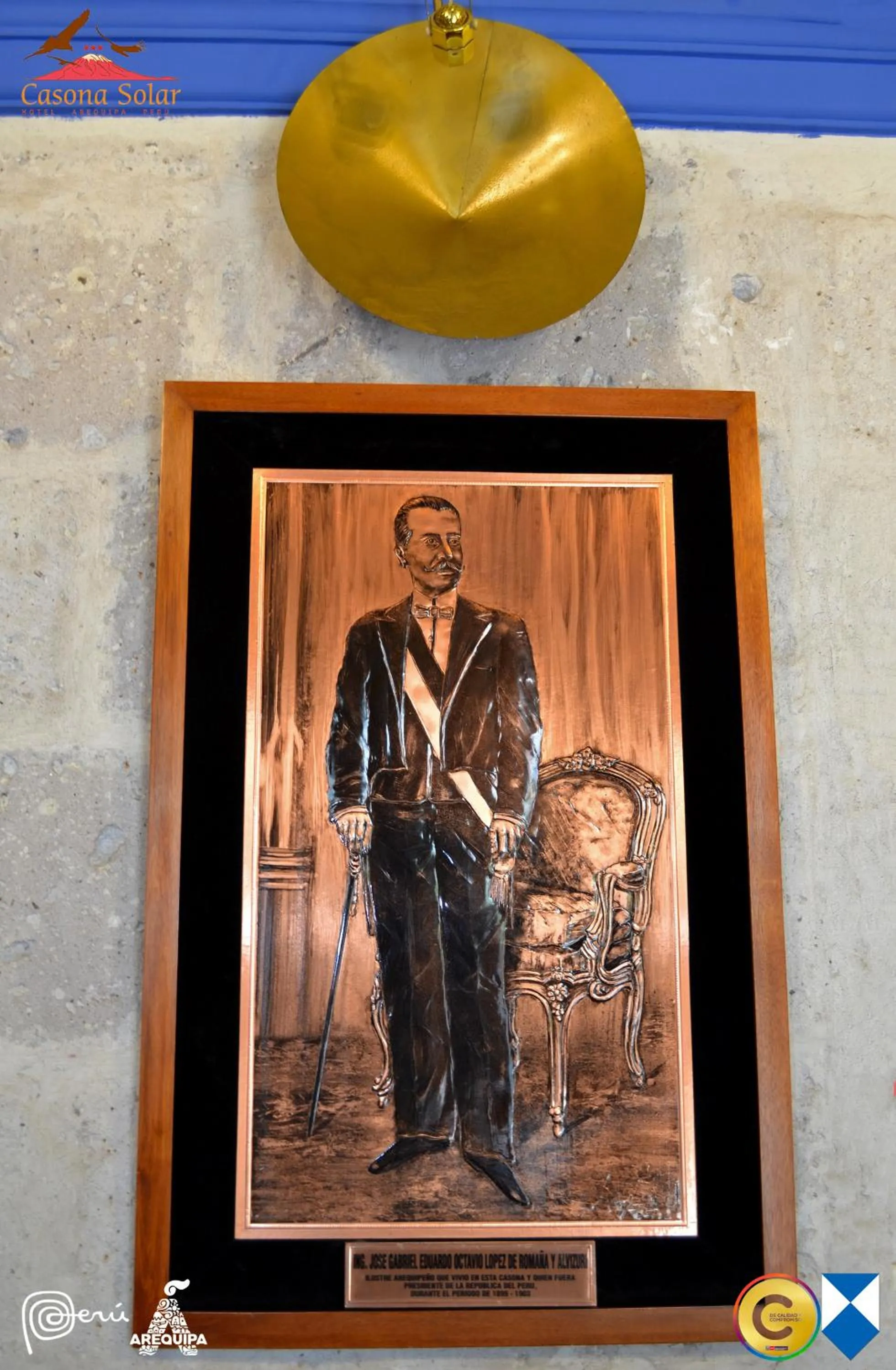 Decorative detail in Hotel Casona Solar