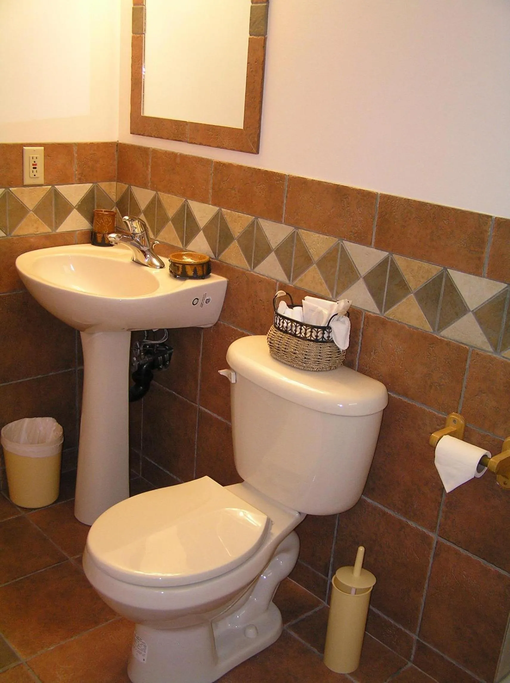 Bathroom in End of the road B & B