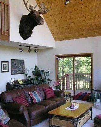 Living room in End of the road B & B