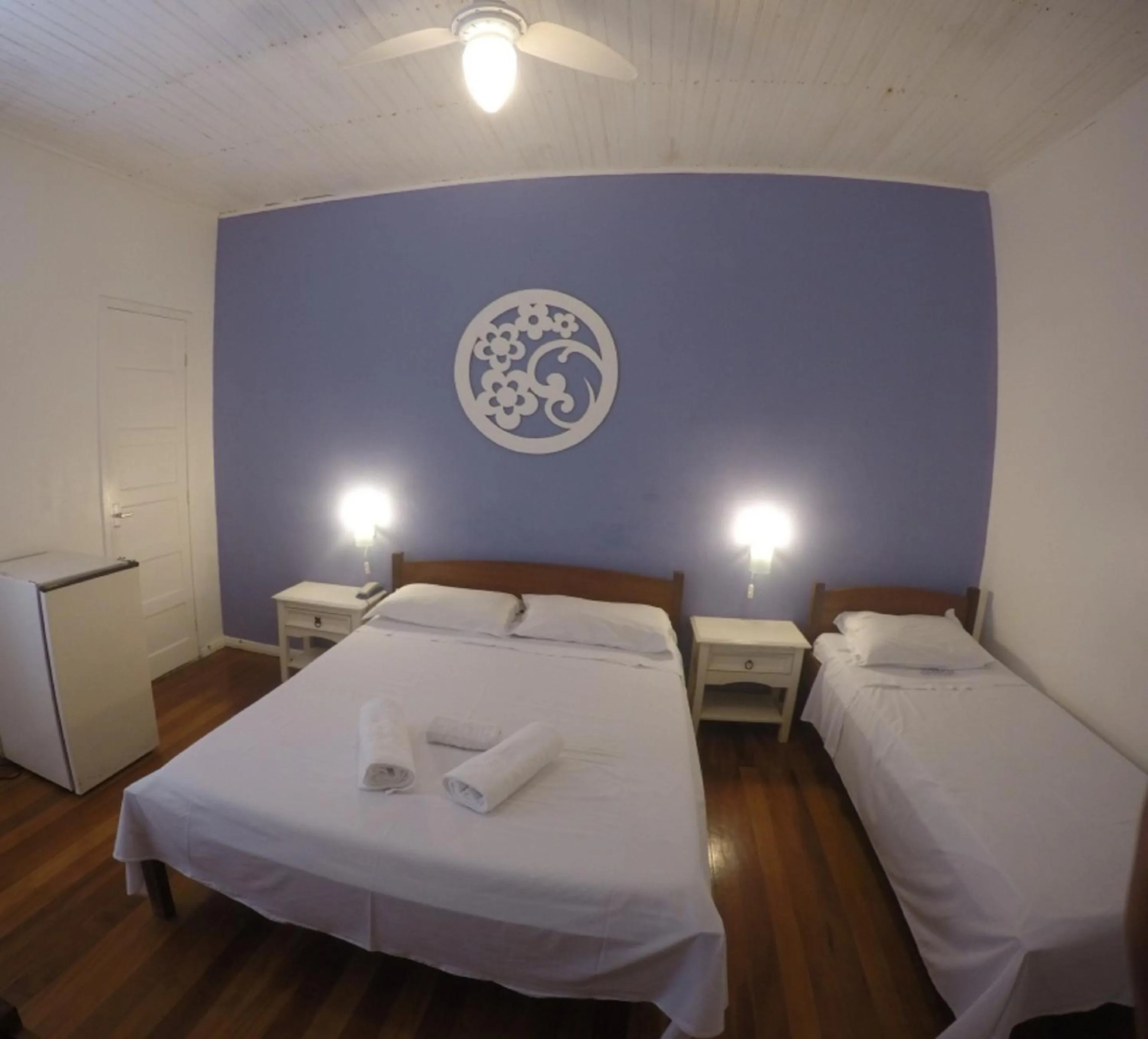 Bed in Joaquina Beach Hotel