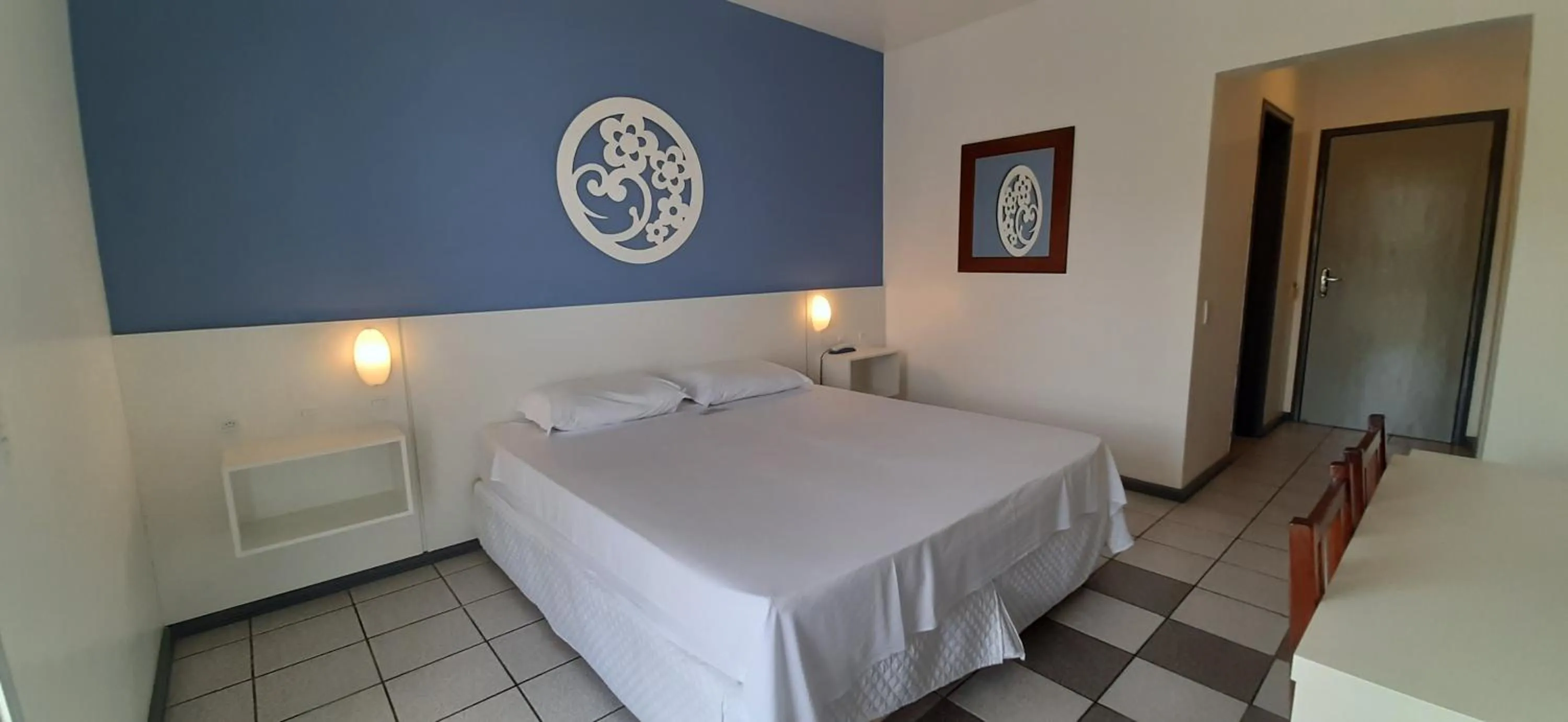 Bed in Joaquina Beach Hotel