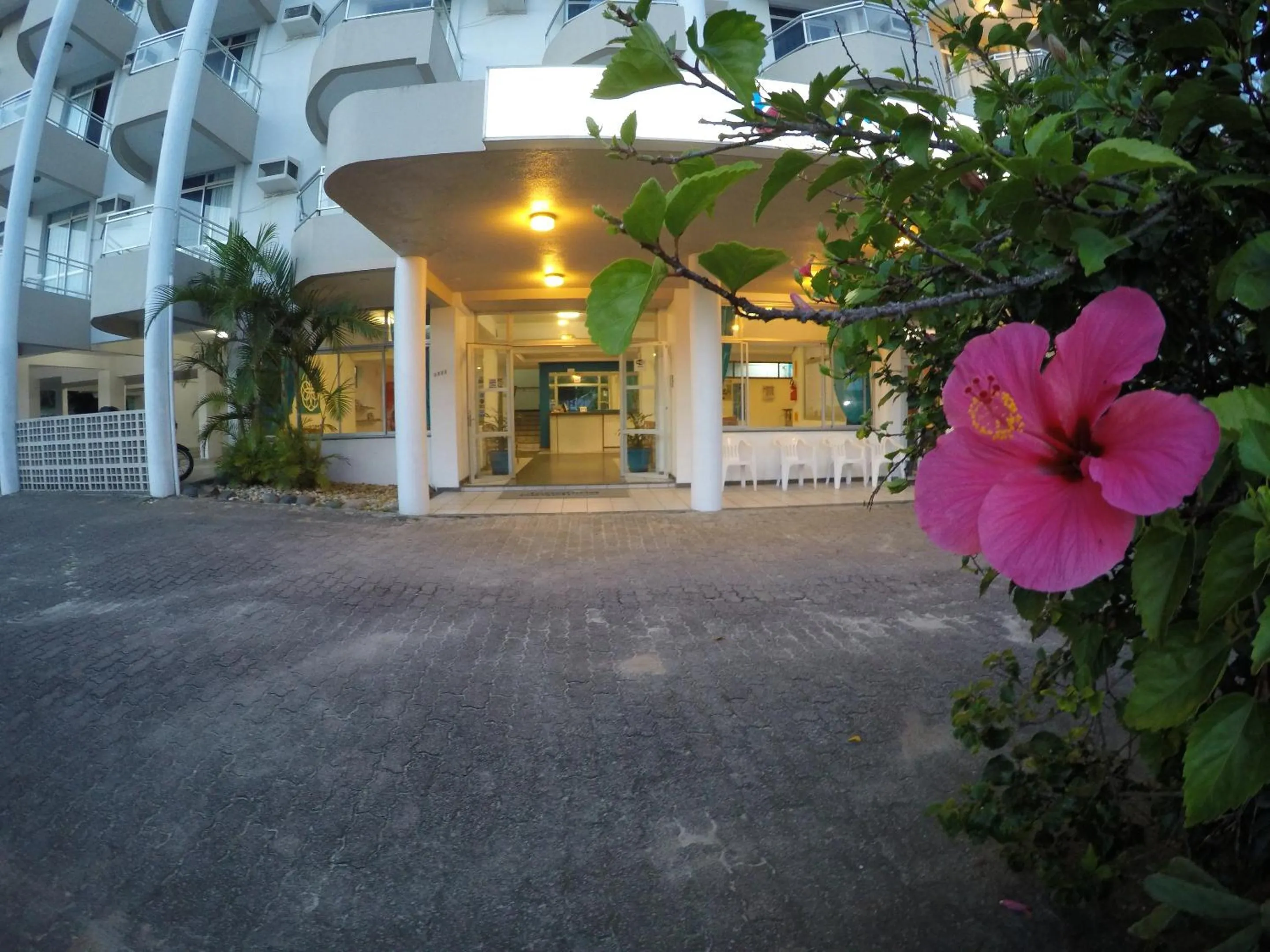 Facade/entrance in Joaquina Beach Hotel