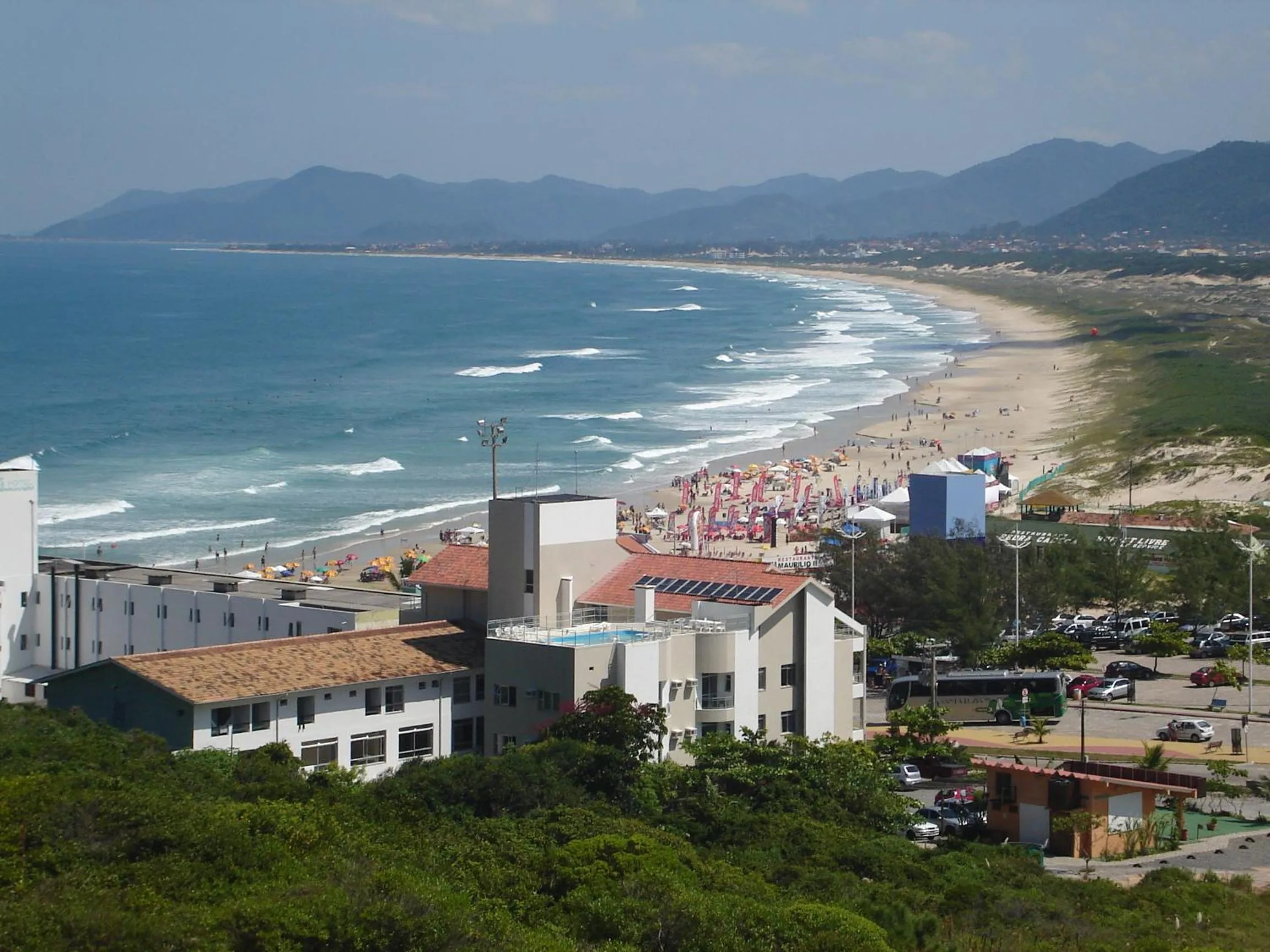 Natural landscape in Joaquina Beach Hotel