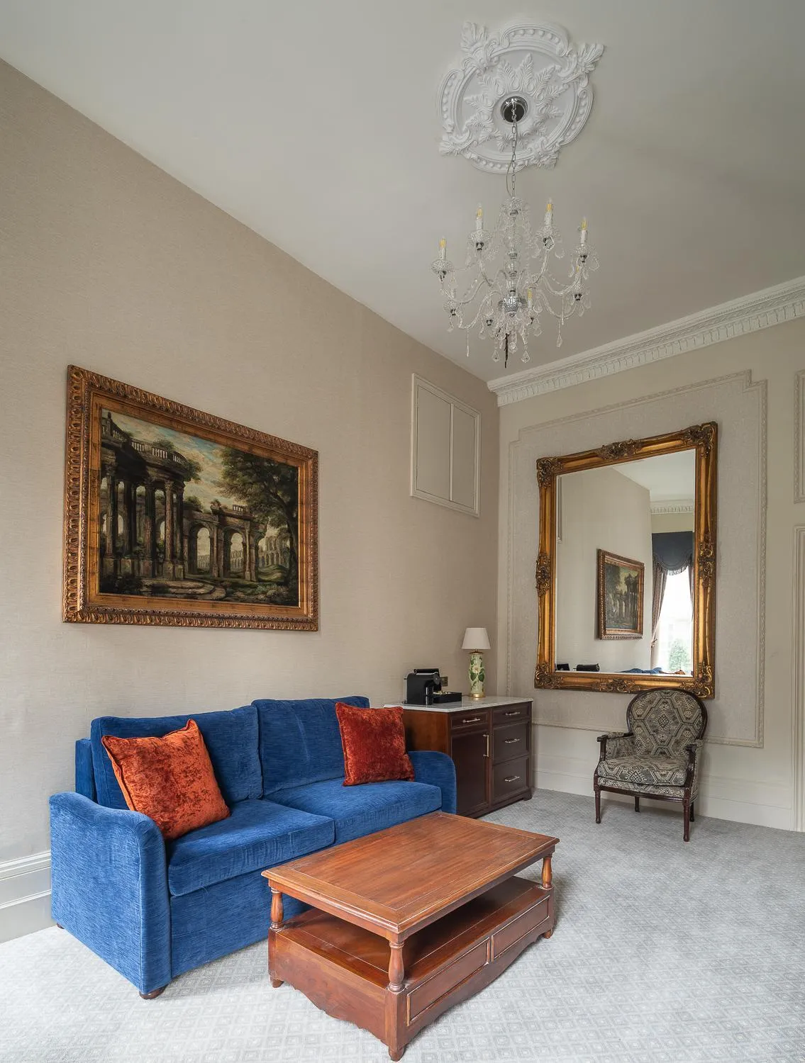Seating area in The Leonard Hotel