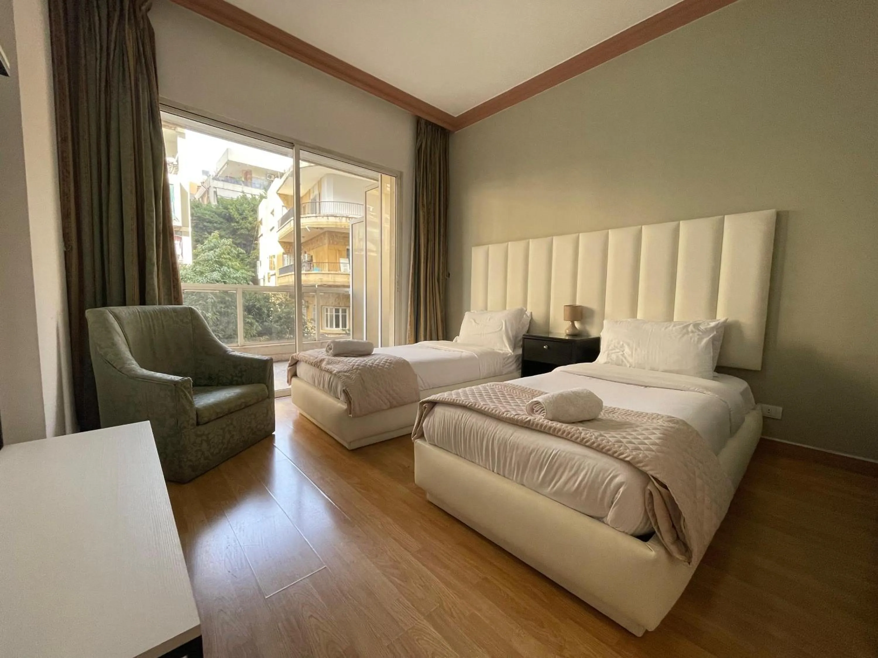 Bedroom, Bed in Elegant Suites Beirut