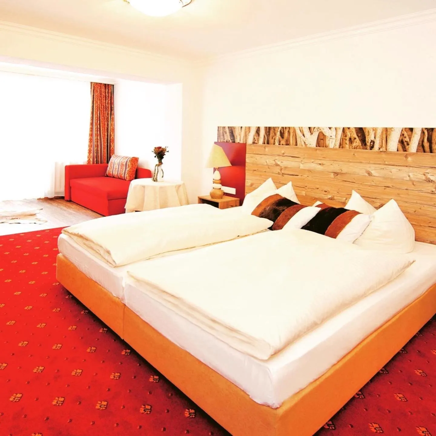 Photo of the whole room, Bed in Leamwirt