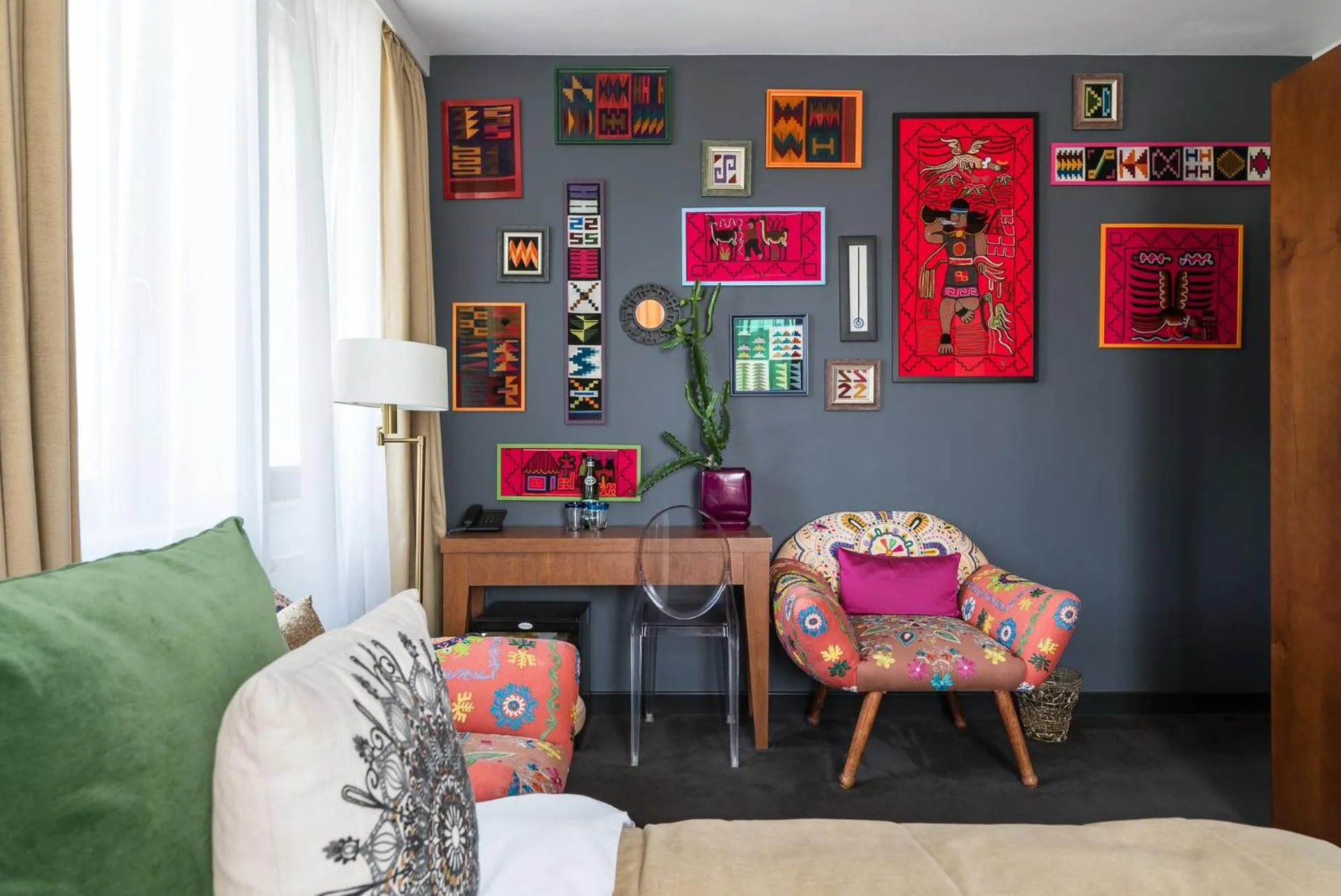 Seating area in City Solei Boutique Hotel