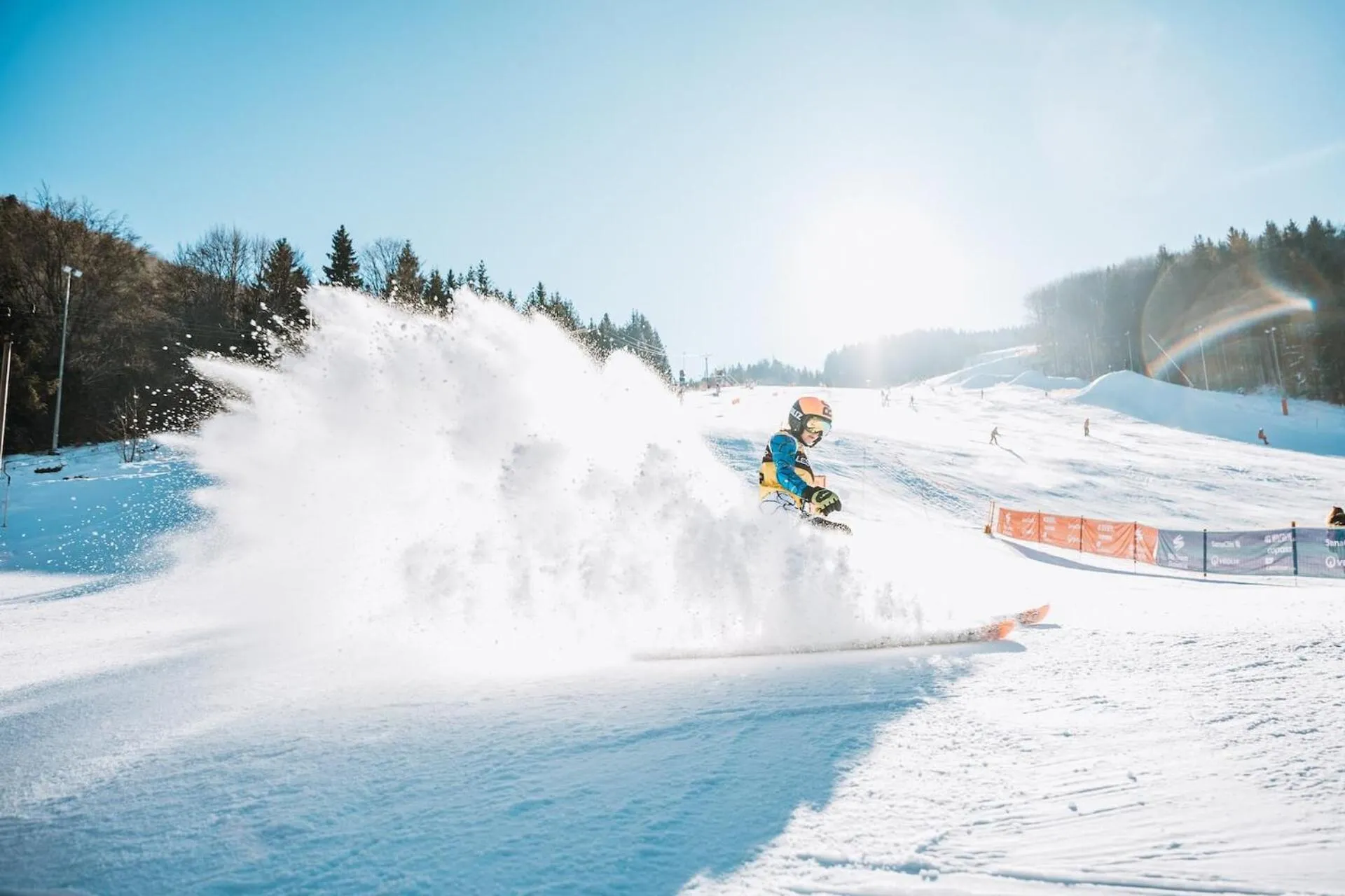 Skiing in Hotel Partizán