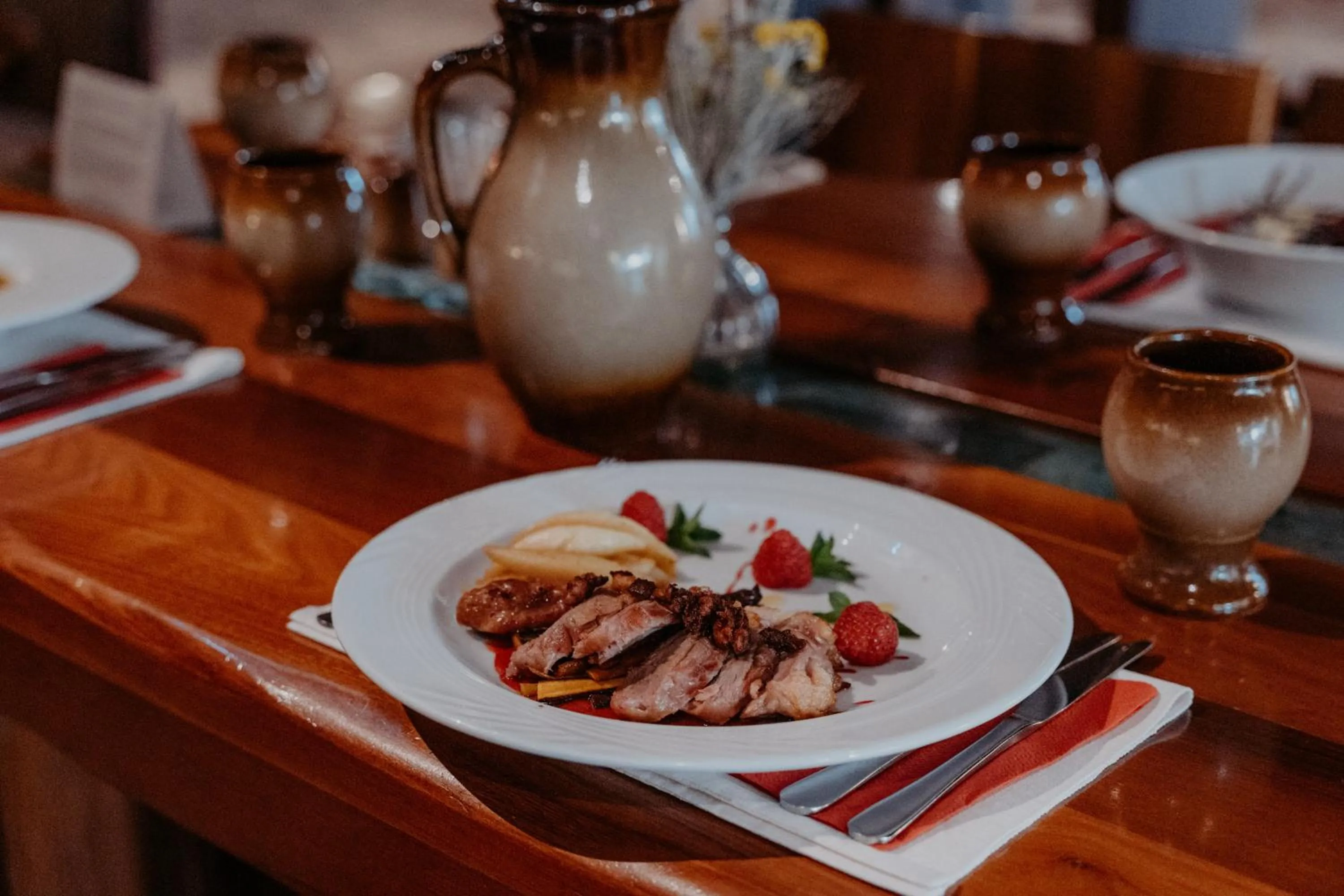 Food in Hotel Partizán