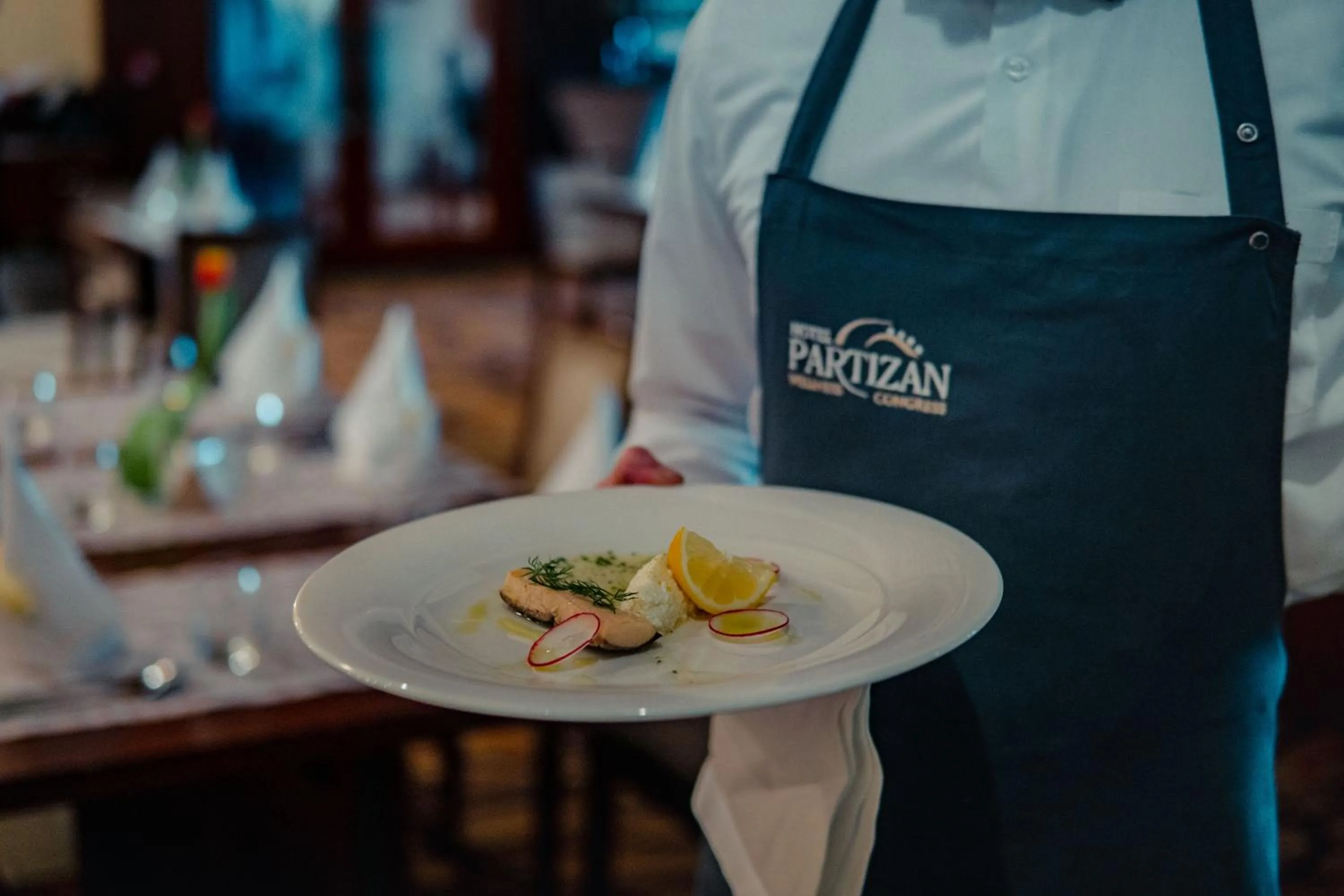 Food and drinks in Hotel Partizán