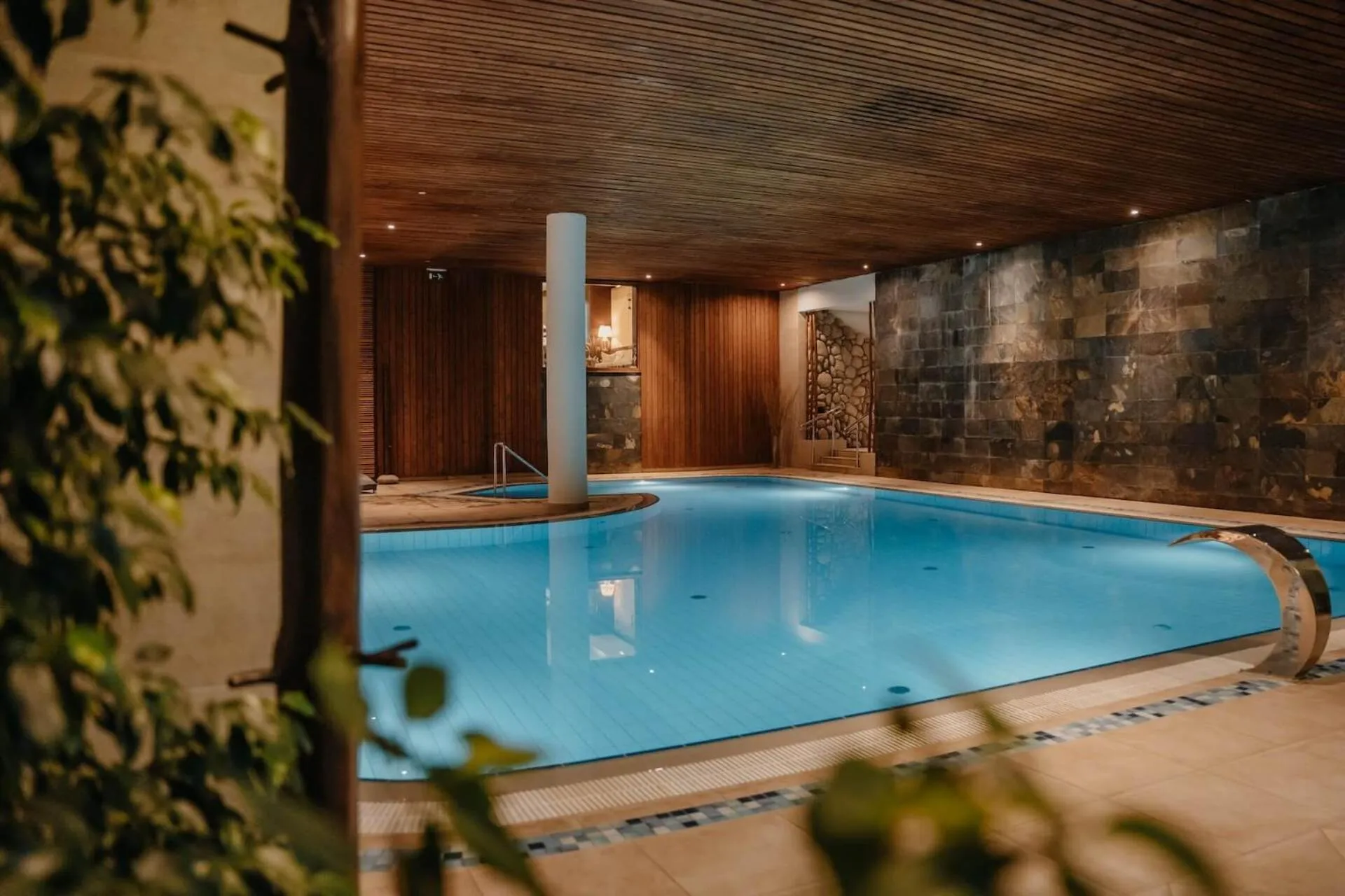 Swimming pool in Hotel Partizán