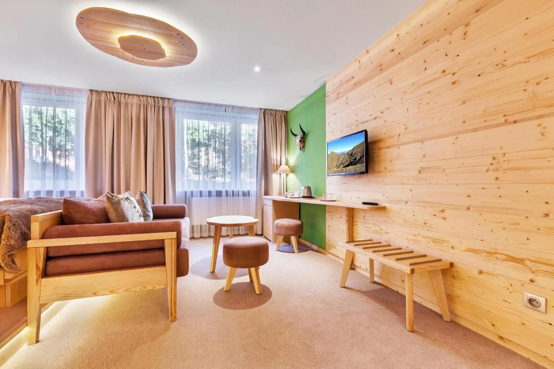 Living room in Hotel Partizán