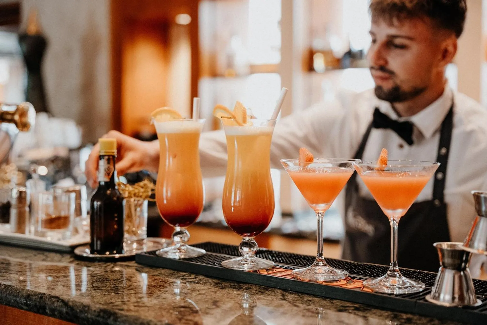 Drinks in Hotel Partizán