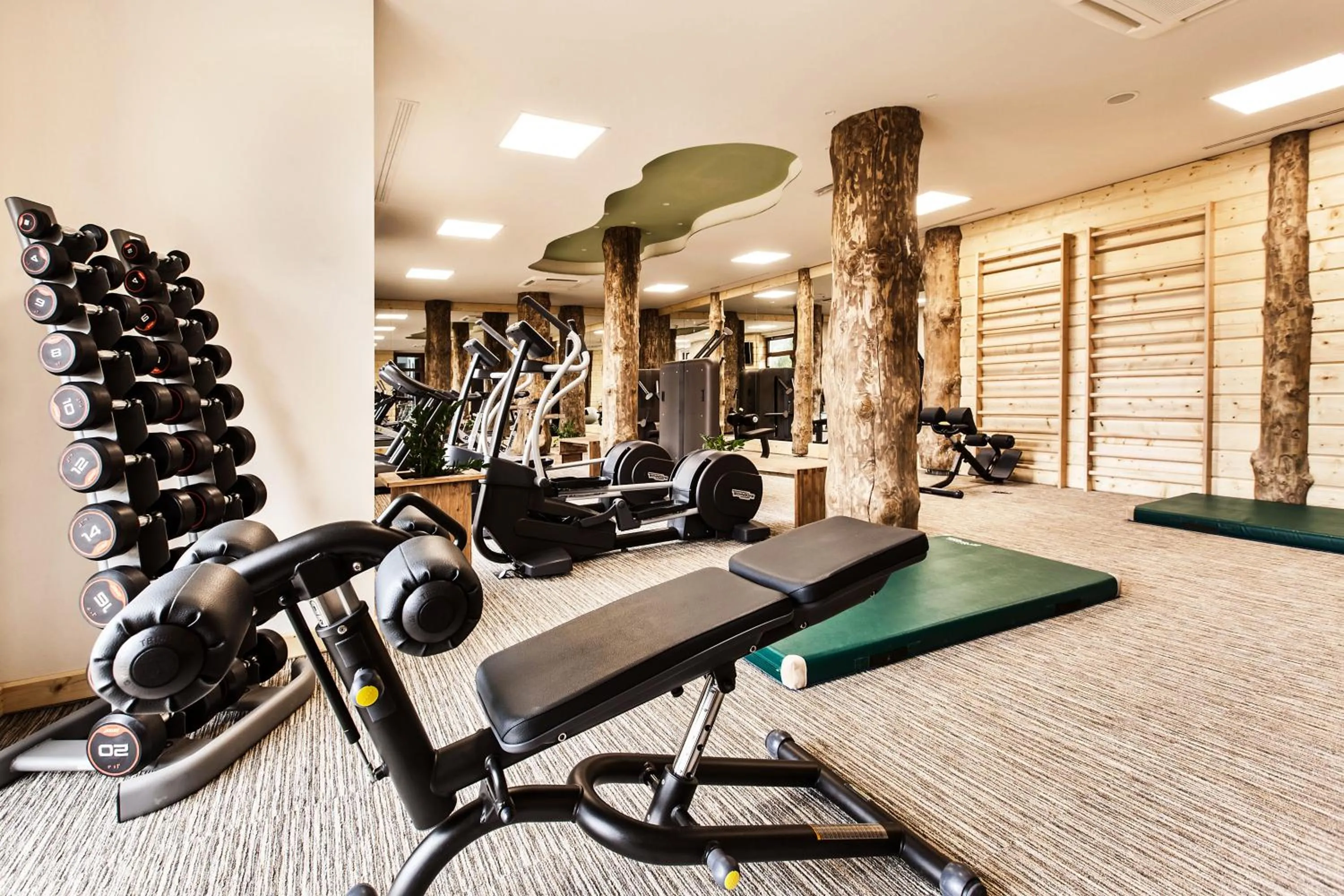 Fitness centre/facilities in Hotel Partizán
