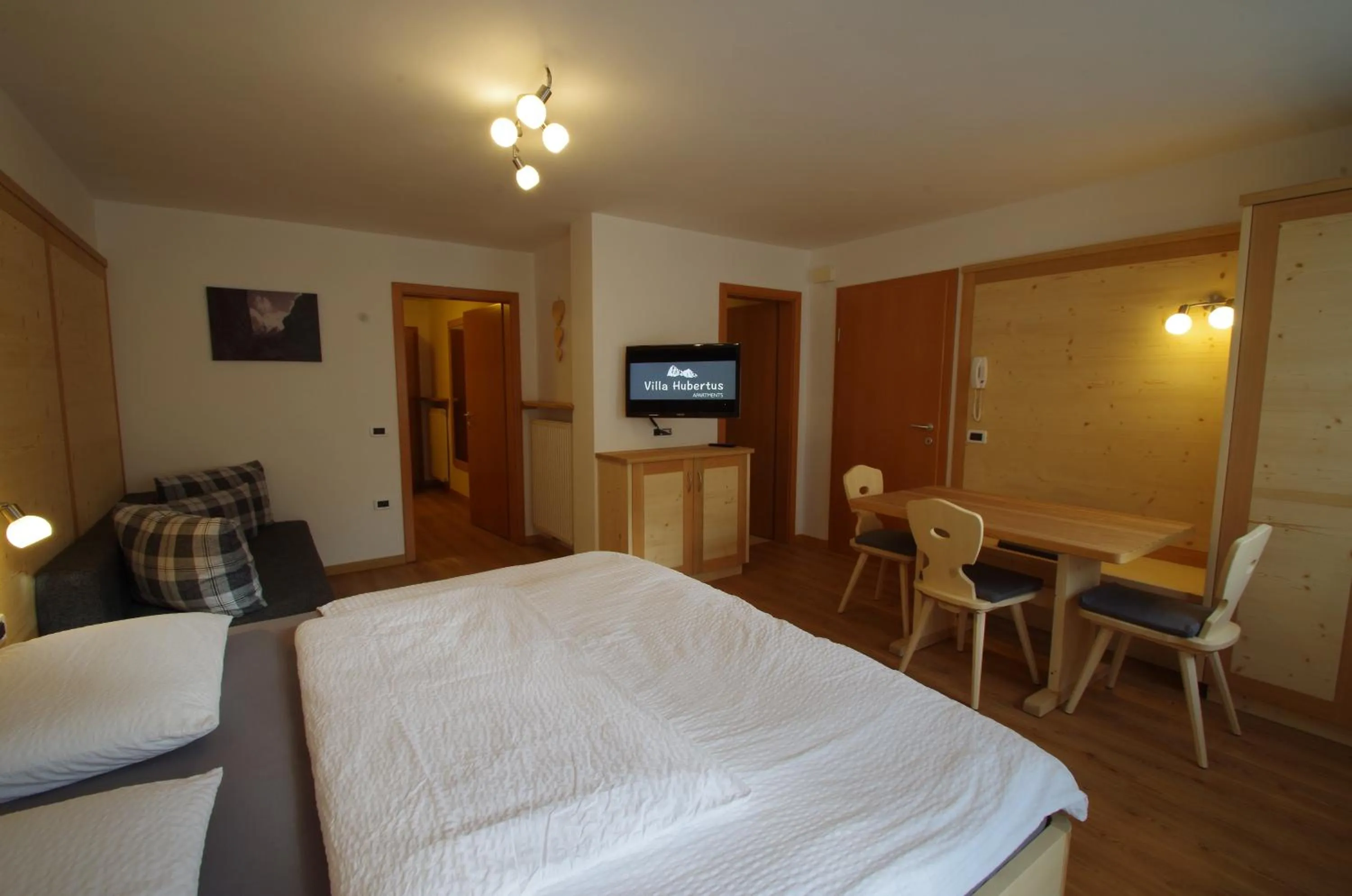 Bed in Villa Hubertus