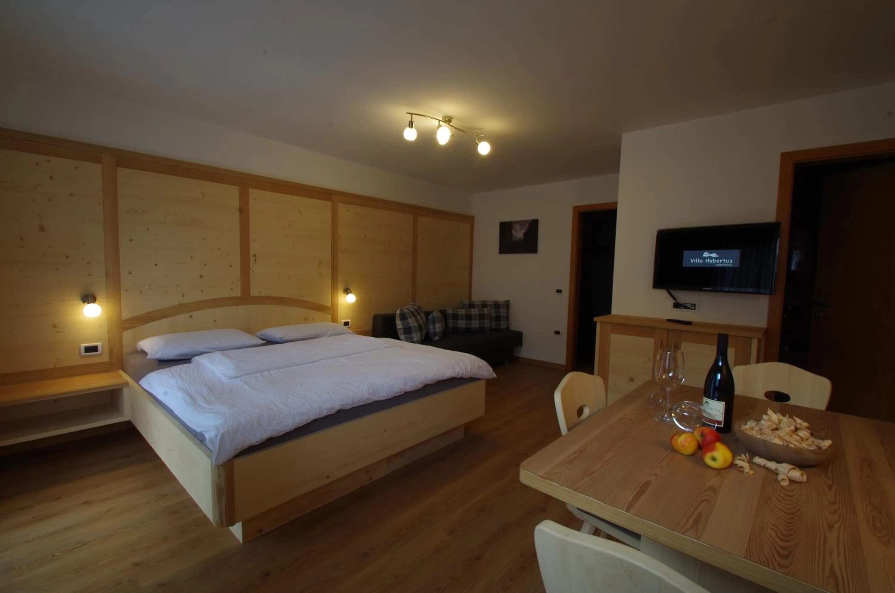 Bed in Villa Hubertus