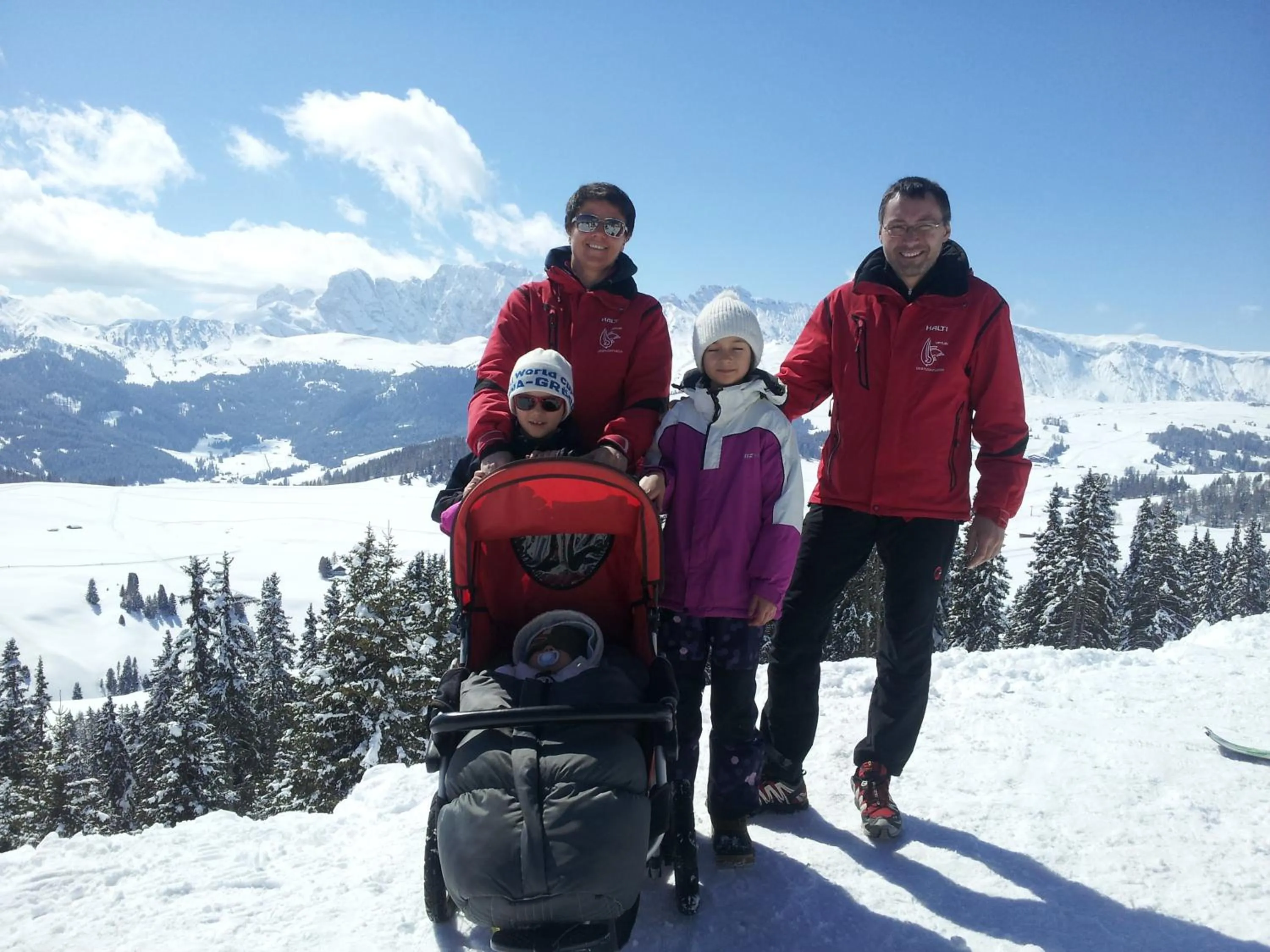 Family in Villa Hubertus