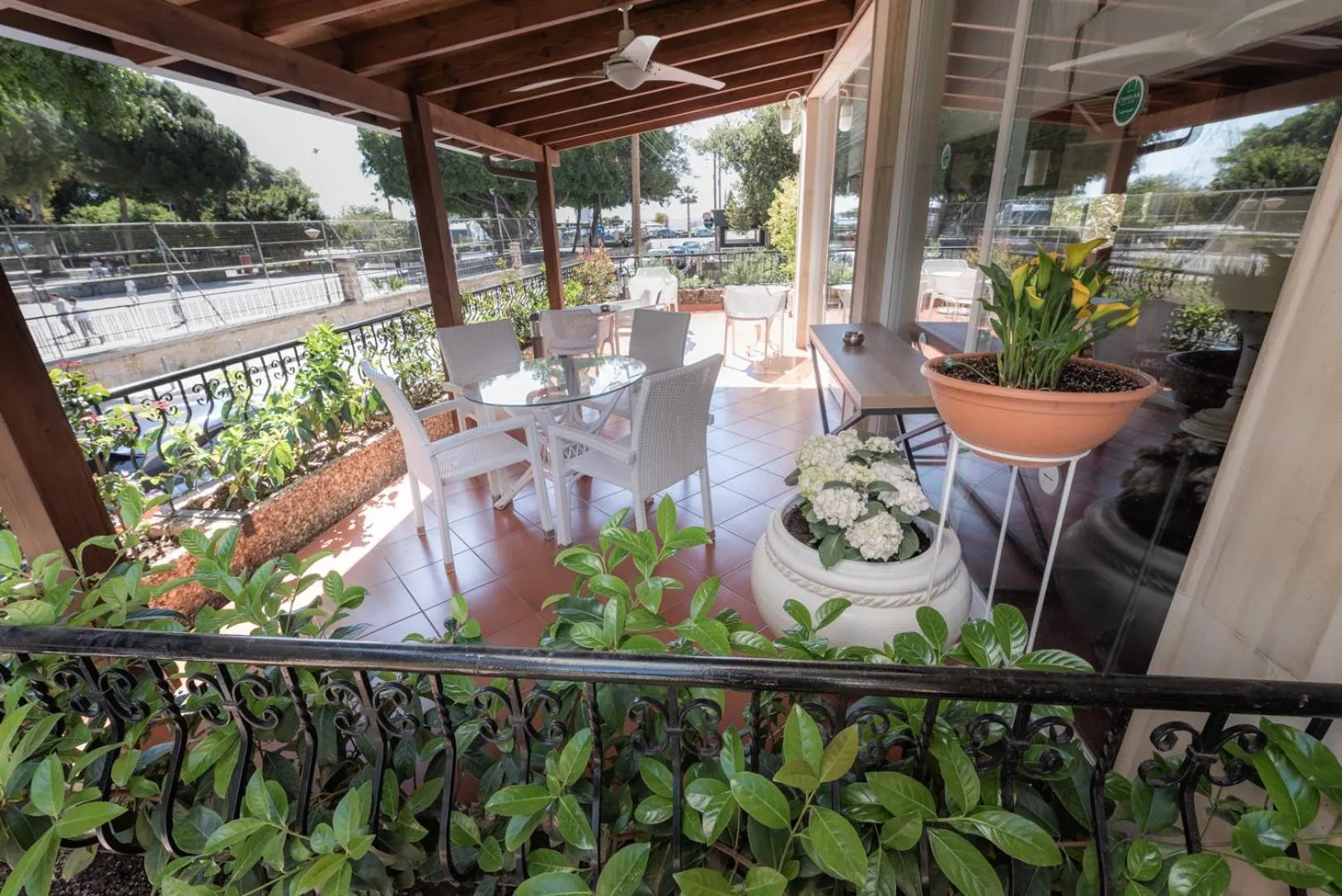 Balcony/Terrace in Chrielka Hotel