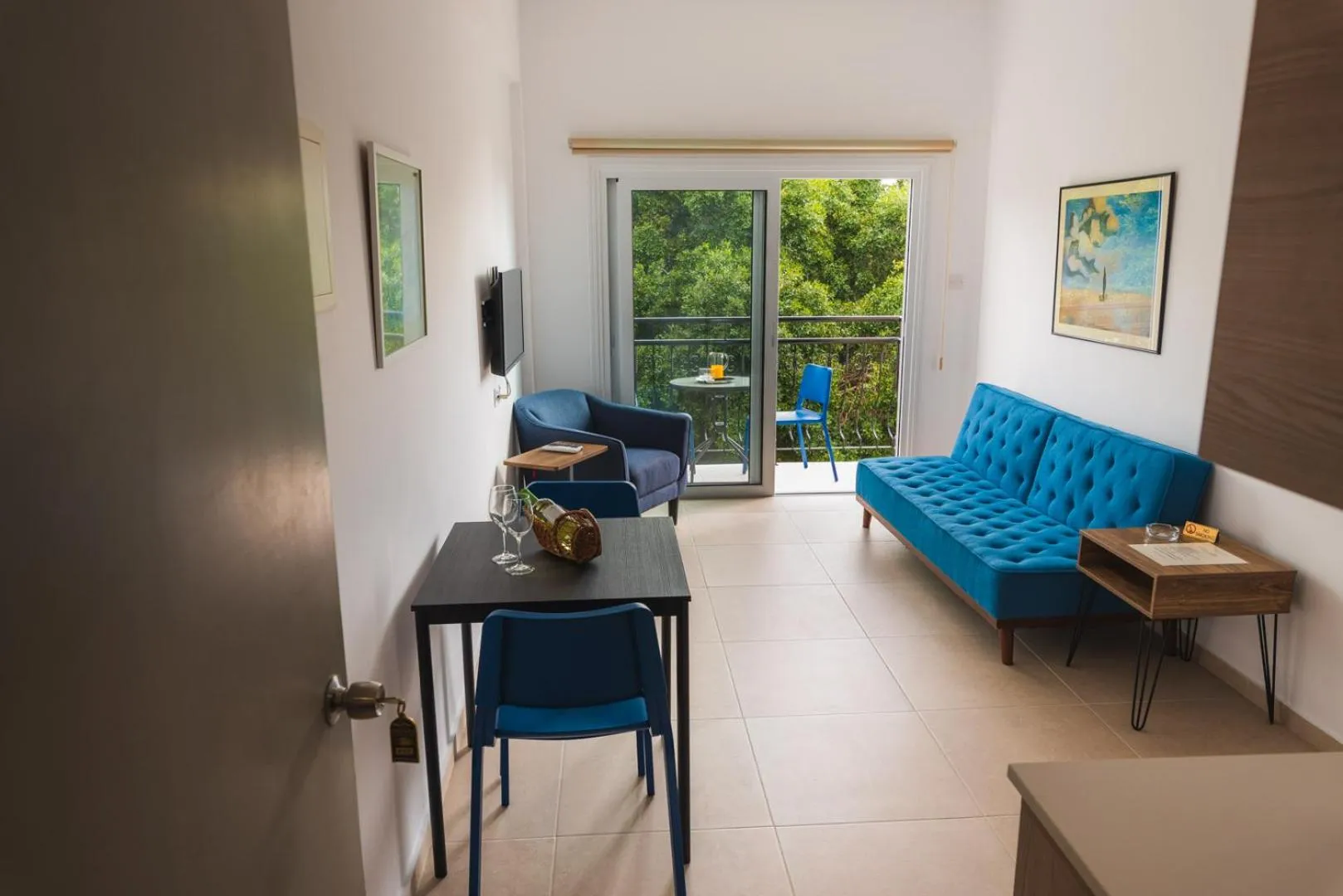 Seating area in Chrielka Hotel