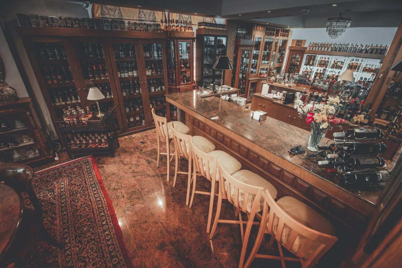 Library in Chrielka Hotel