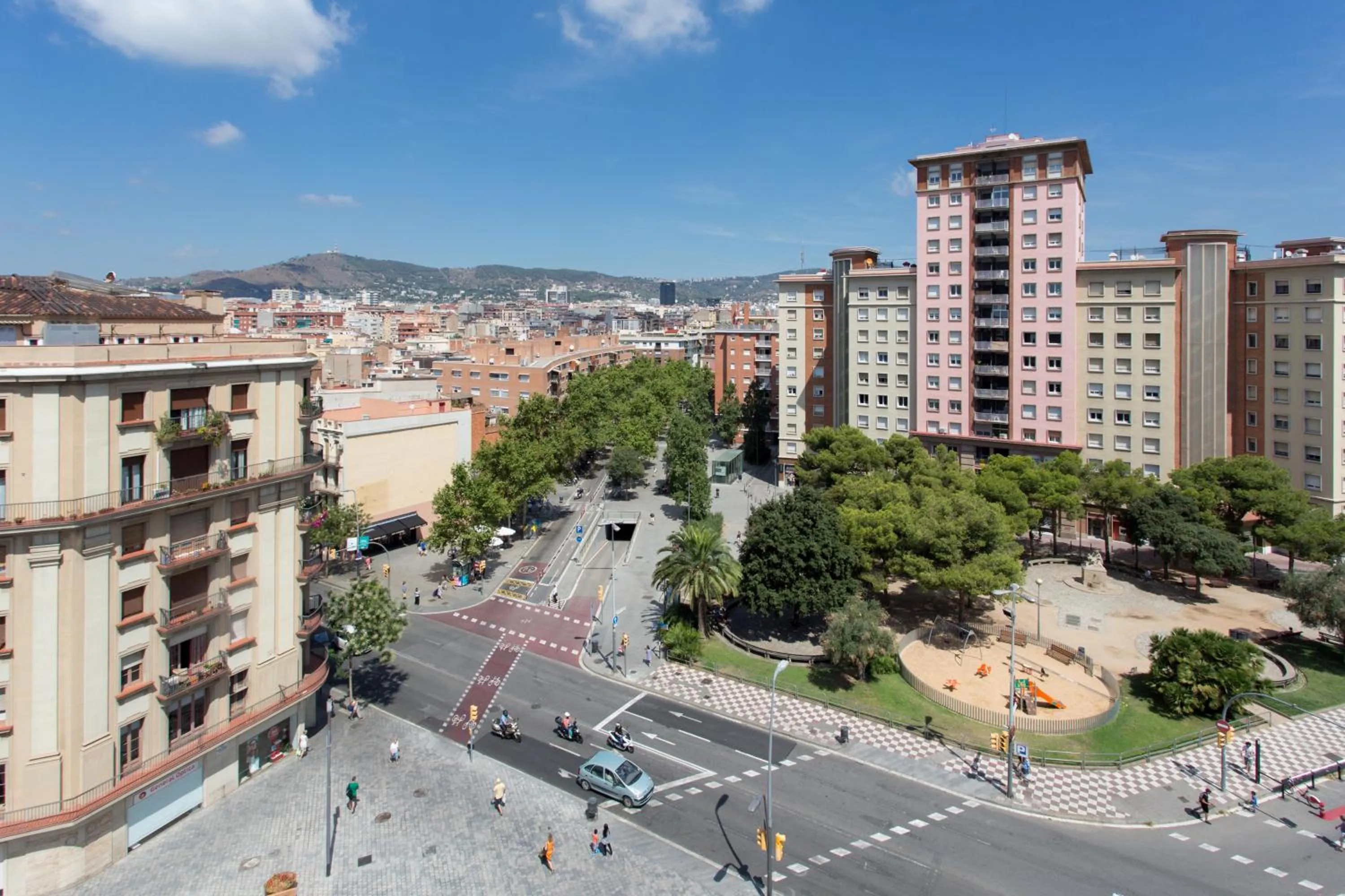 City view in Hostal Sans