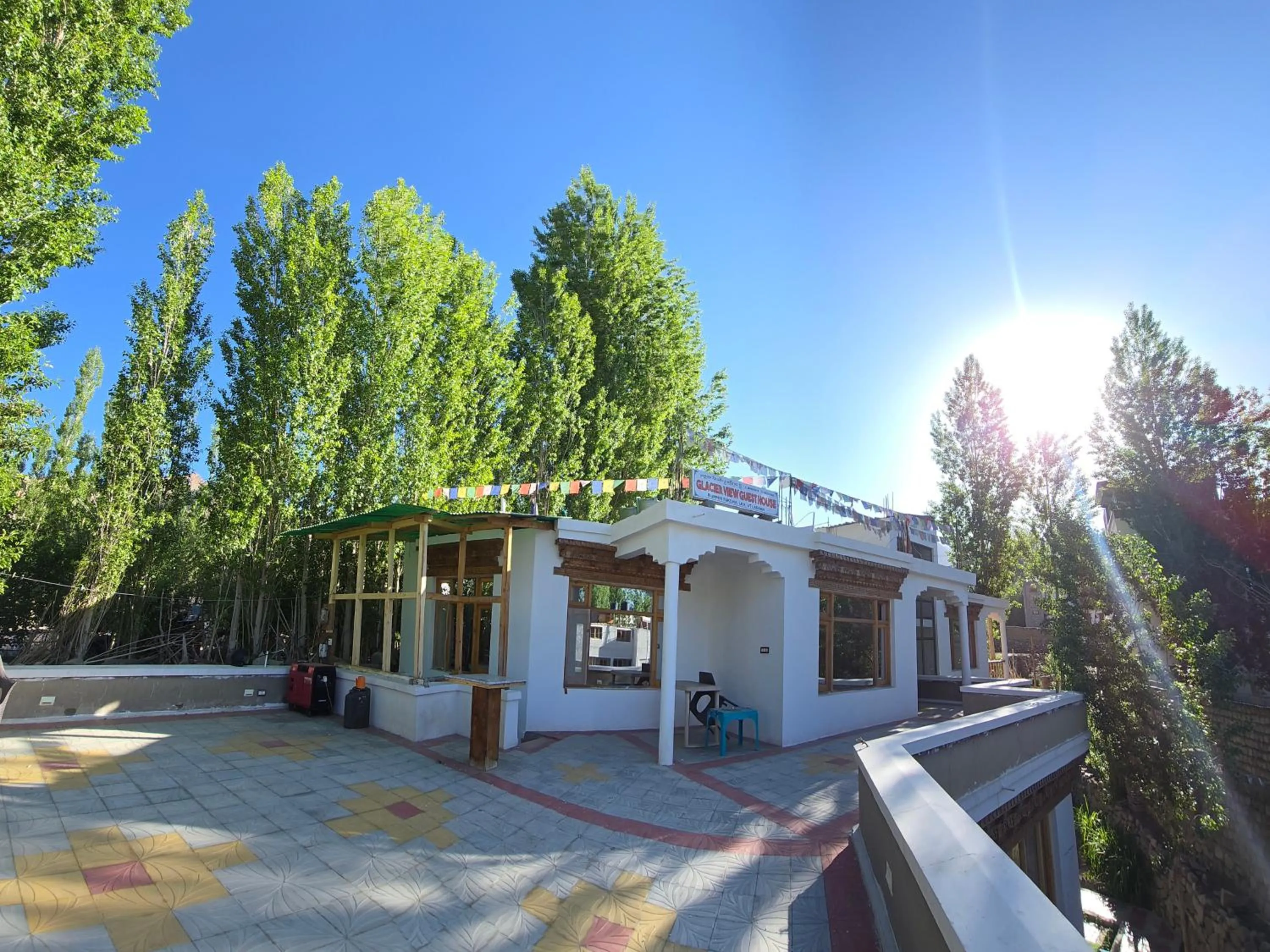 Property building in Glacier View Guest House