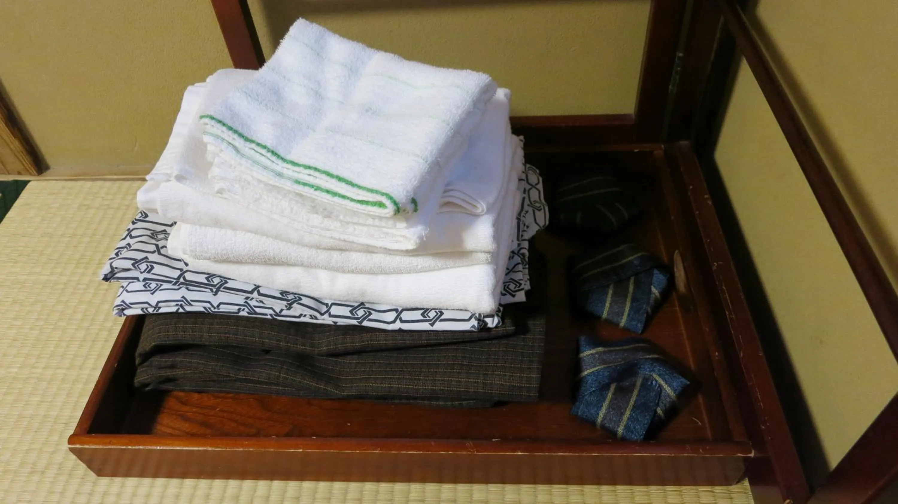 towels in Fujiya Ryokan