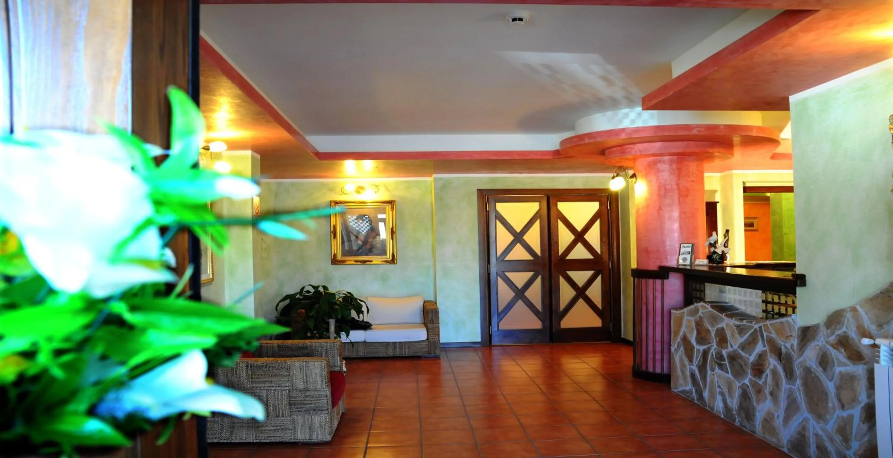 Lobby or reception in Hotel Alisma