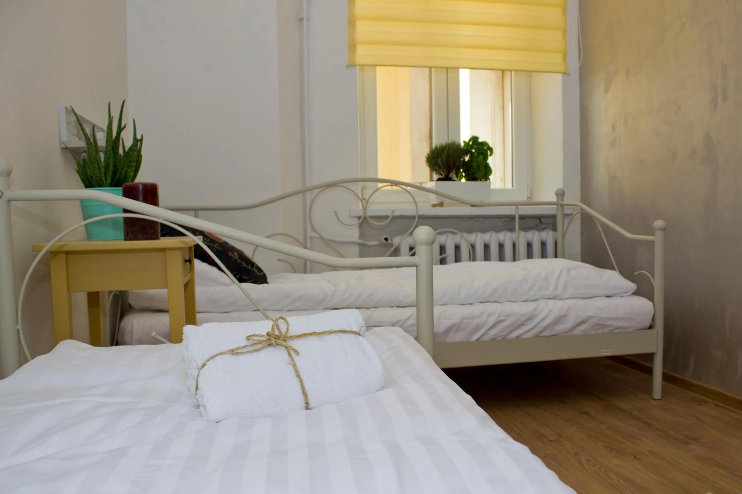 Decorative detail, Bed in Chillout Hostel