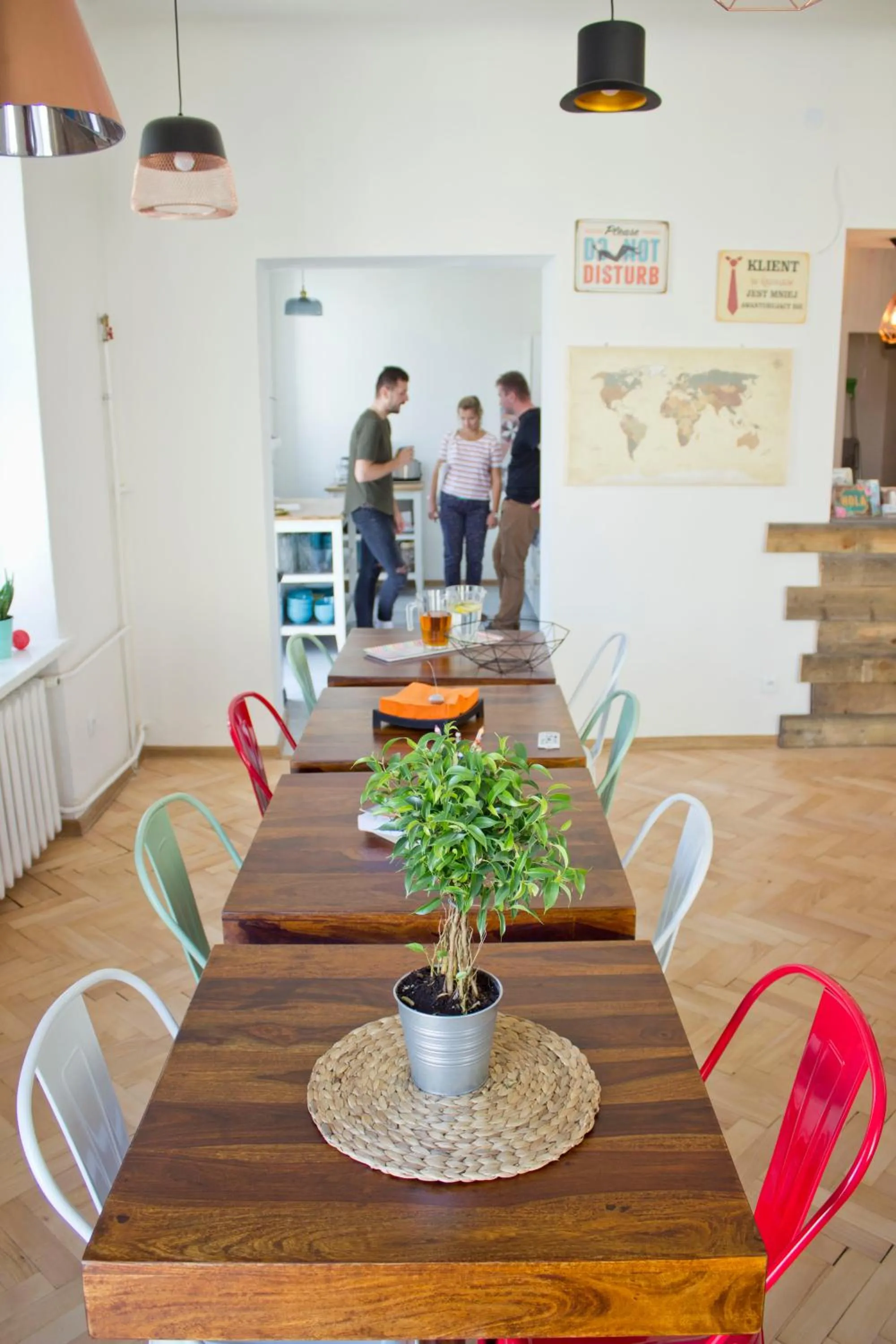 Dining area in Chillout Hostel