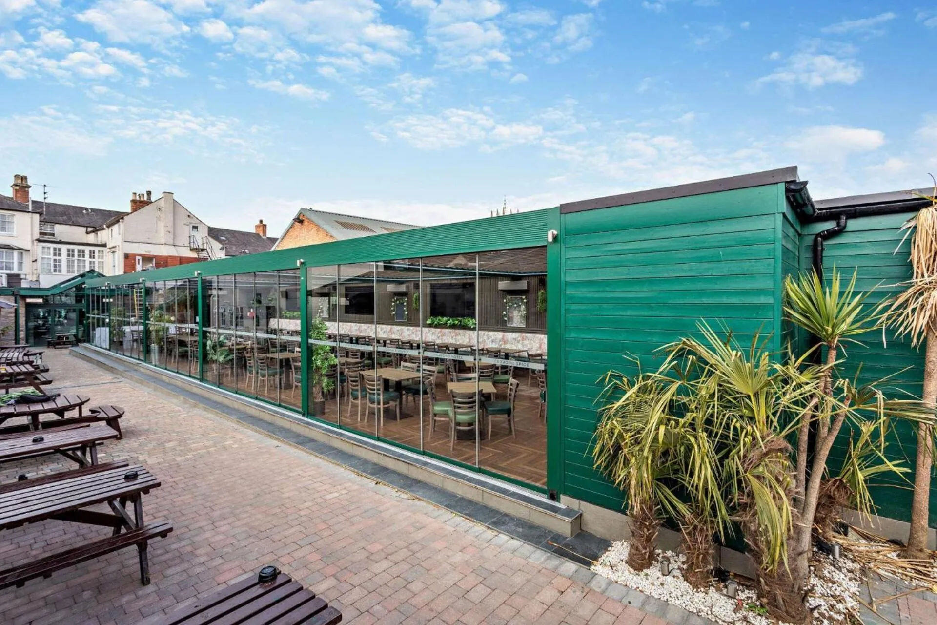 Dining area in The Harboro Hotel