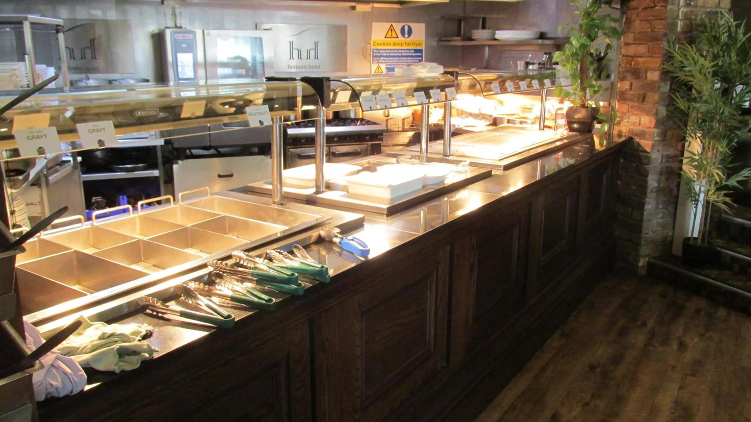 Dining area in The Harboro Hotel