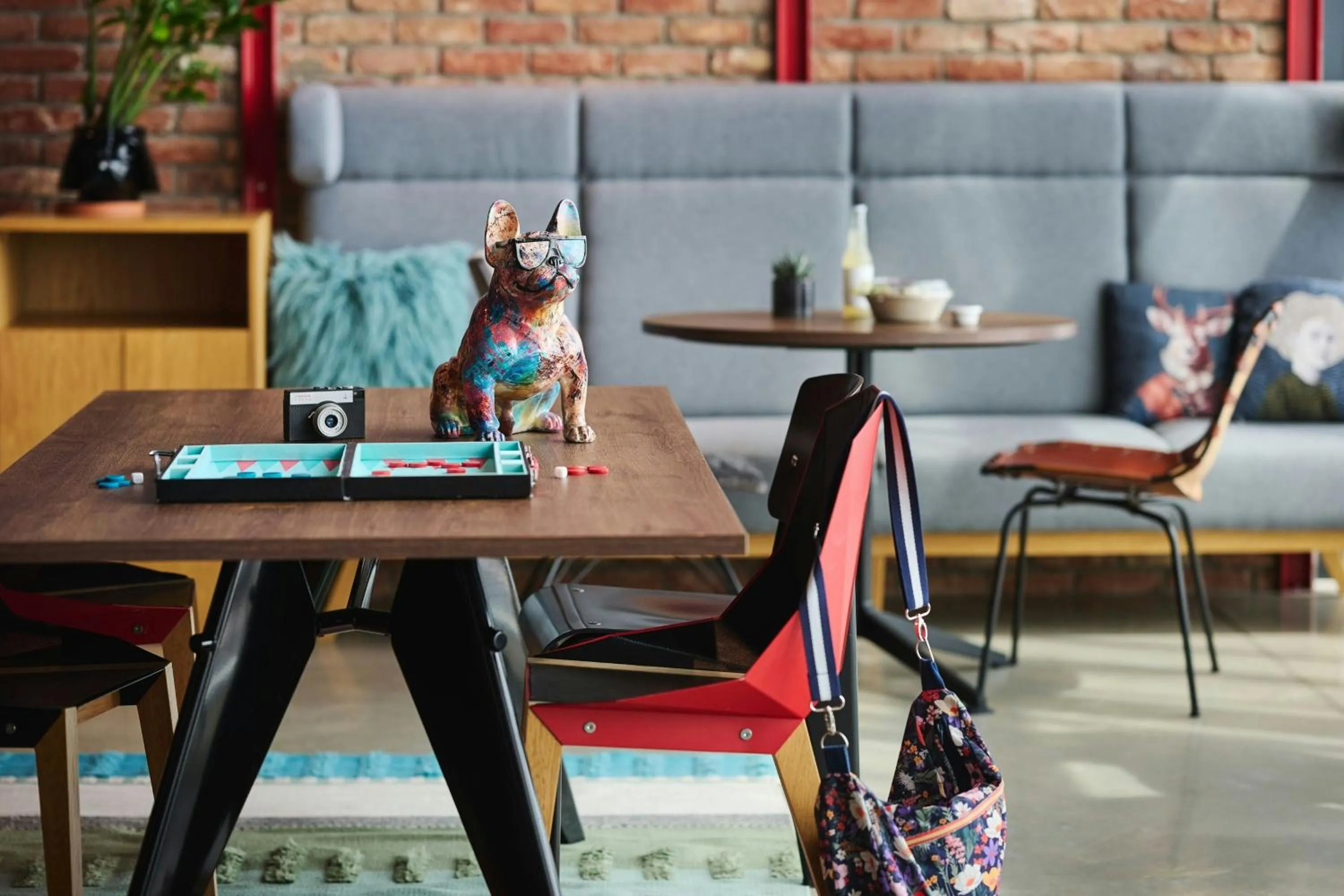 Lobby or reception in Moxy Katowice Airport