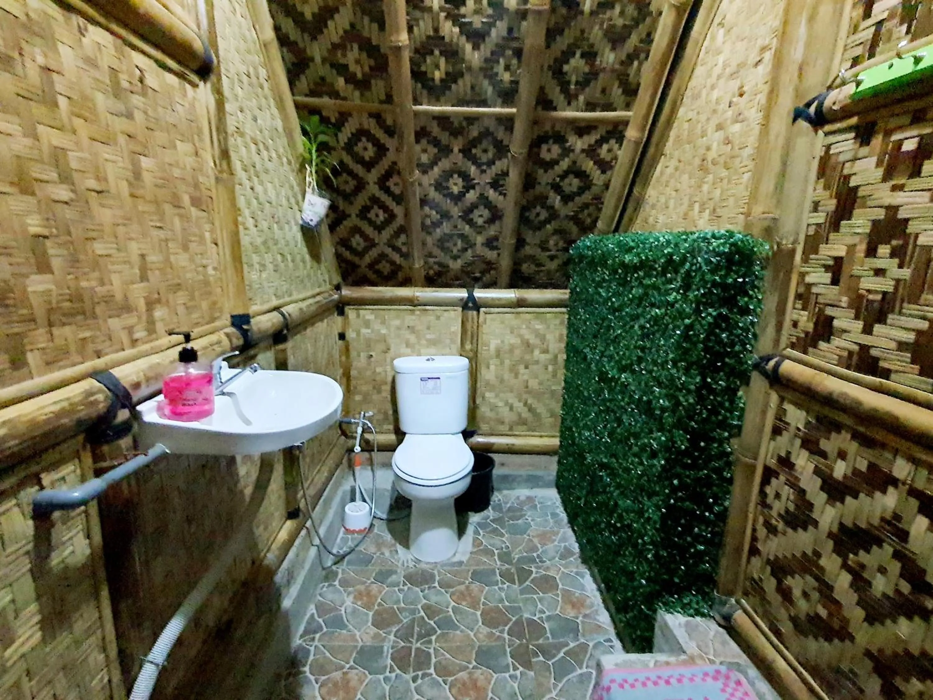 Shower in Ciwidey Jungle Camp & Villa