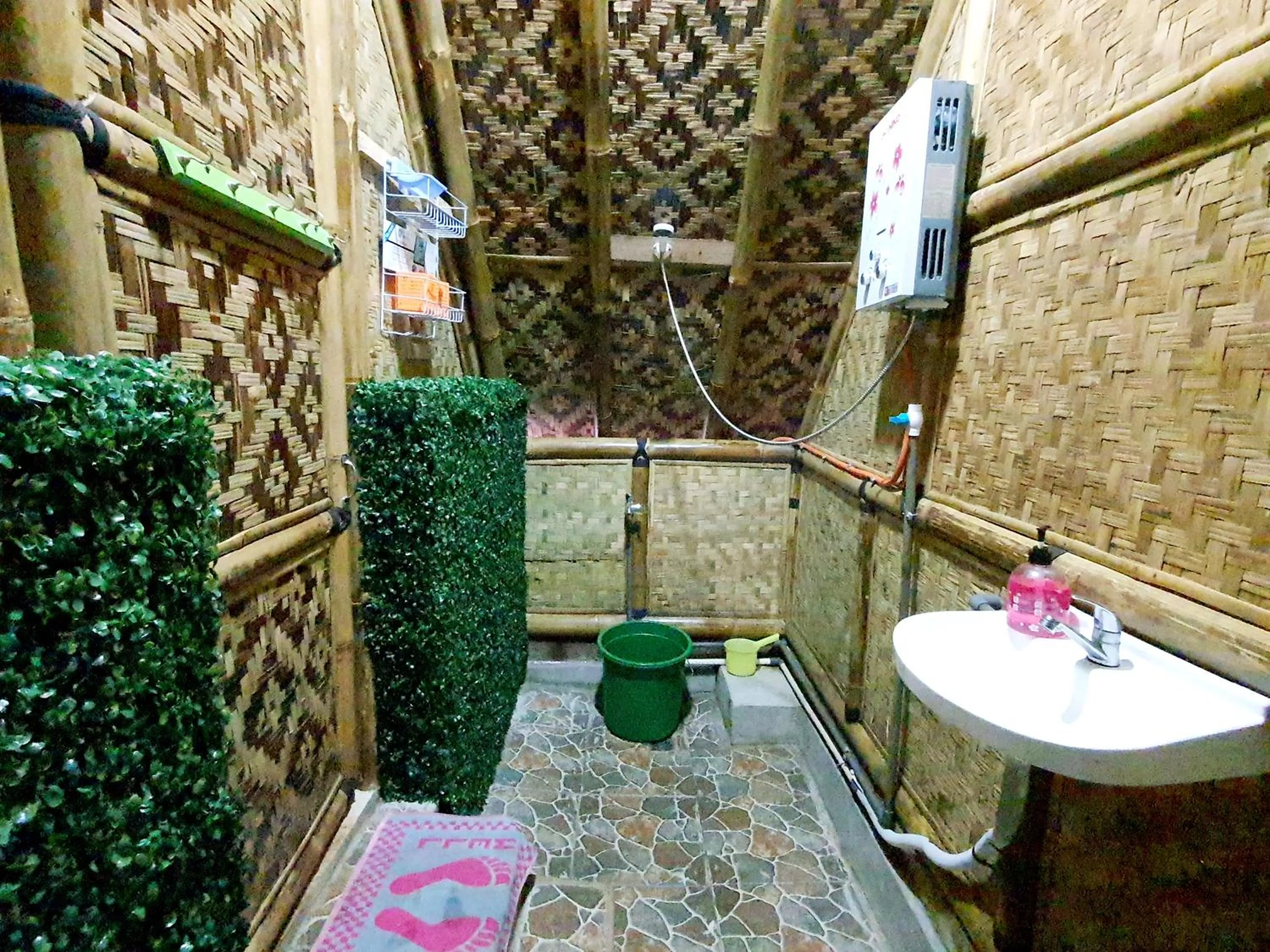 Shower in Ciwidey Jungle Camp & Villa