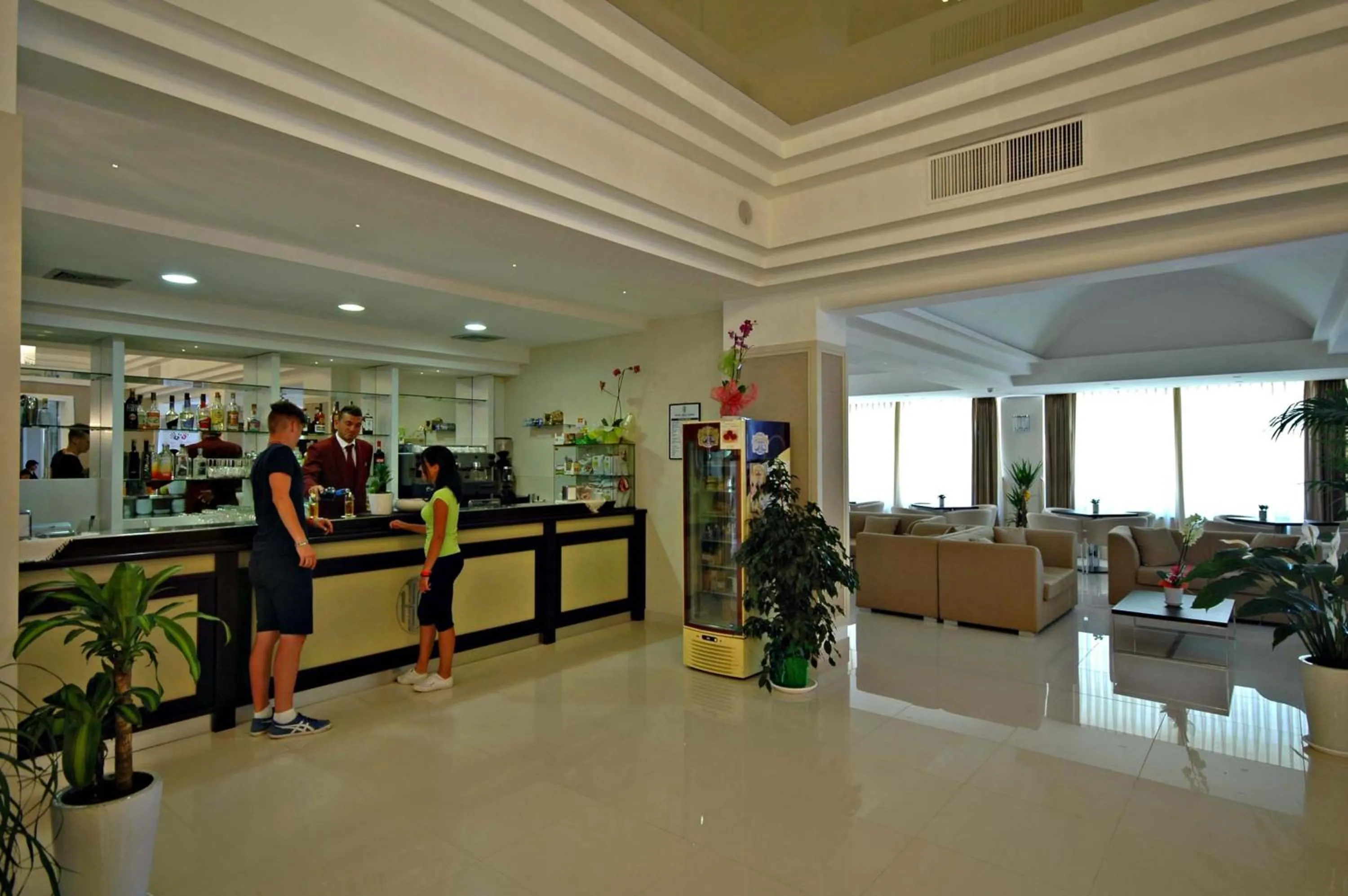 Lobby or reception in Hotel Delle Canne